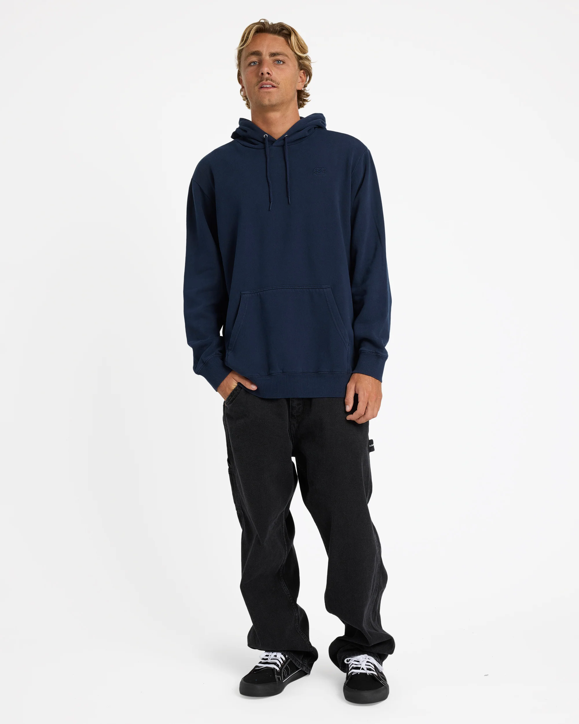 Mens Premium Wave Washed Pullover Hoodie - Image 5