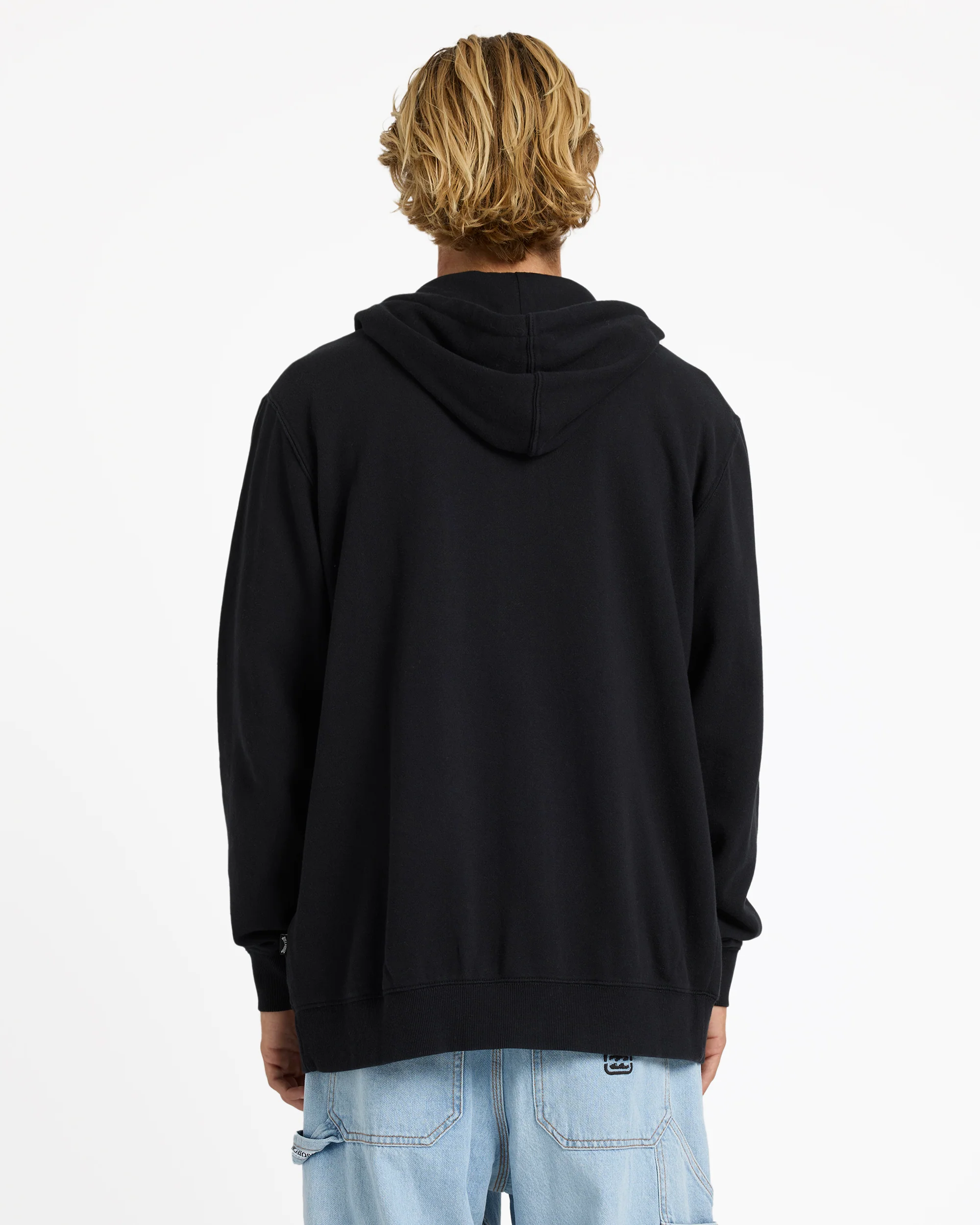 Mens Premium Wave Washed Zip Up Hoodie - Image 3