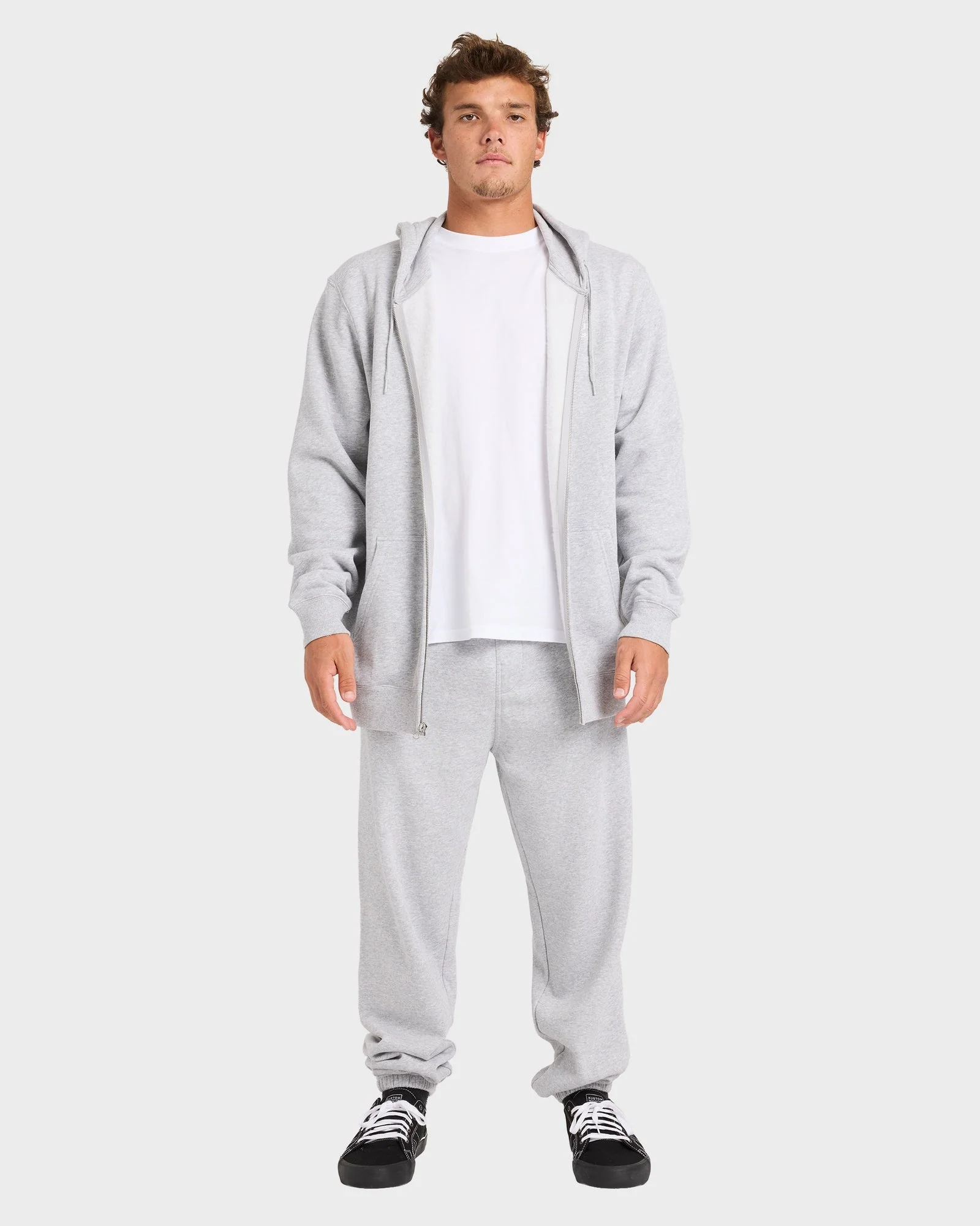 Mens Premium Wave Wash Zip Up Hoodie - Image 5