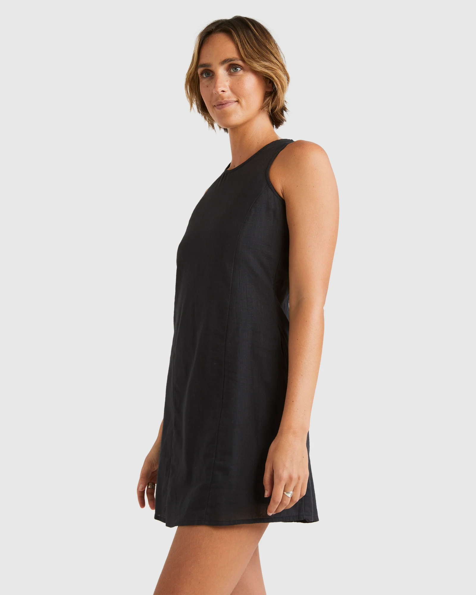 Womens Red Earth Mini Dress - Image 2