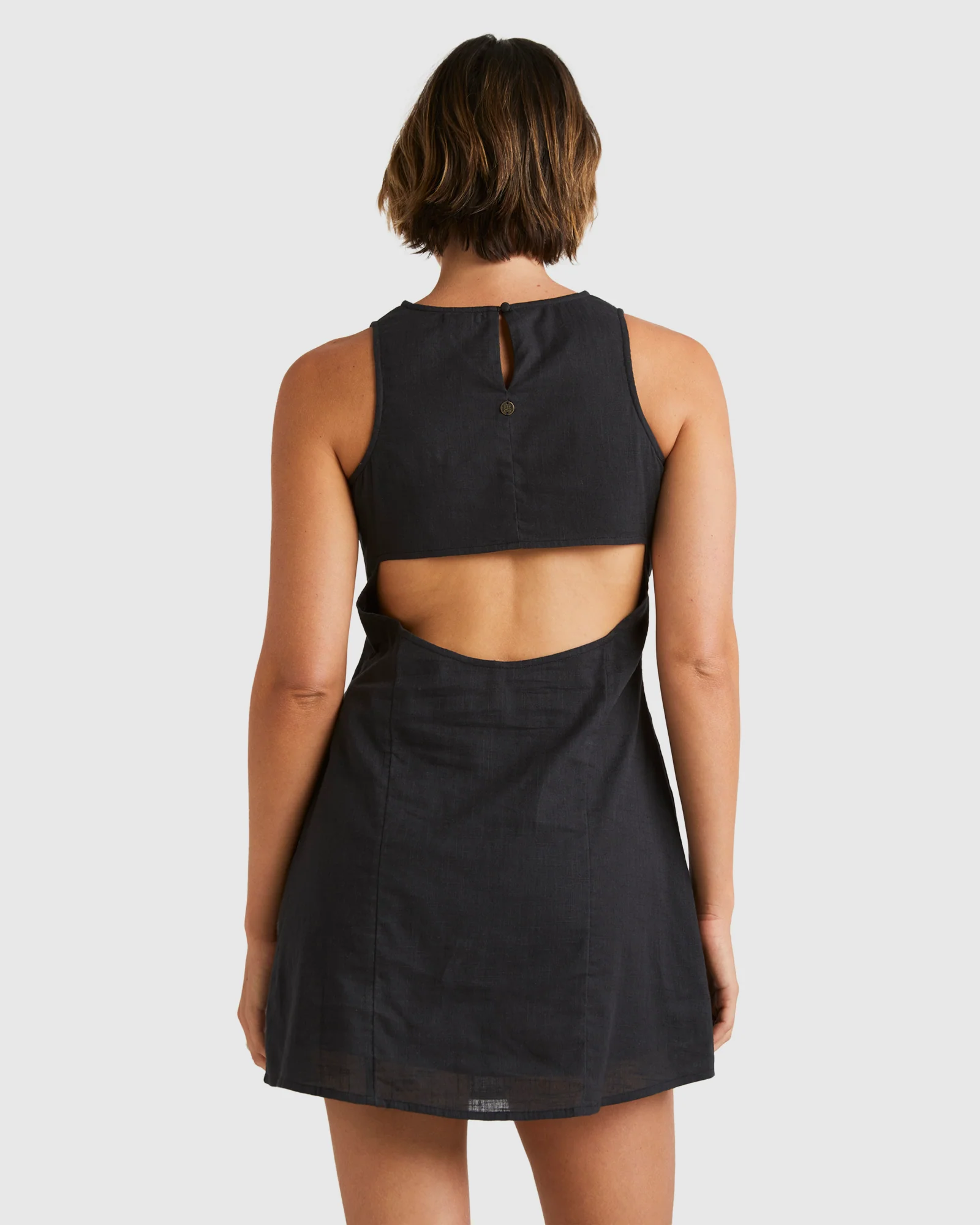 Womens Red Earth Mini Dress - Image 3