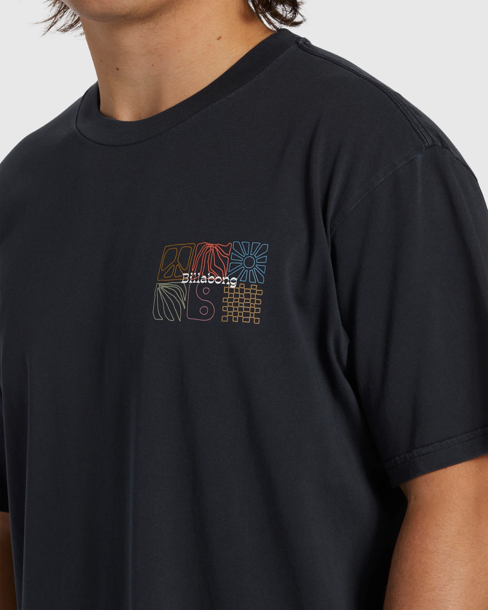 Mens Reflections Wave Wash T-Shirt - Image 4