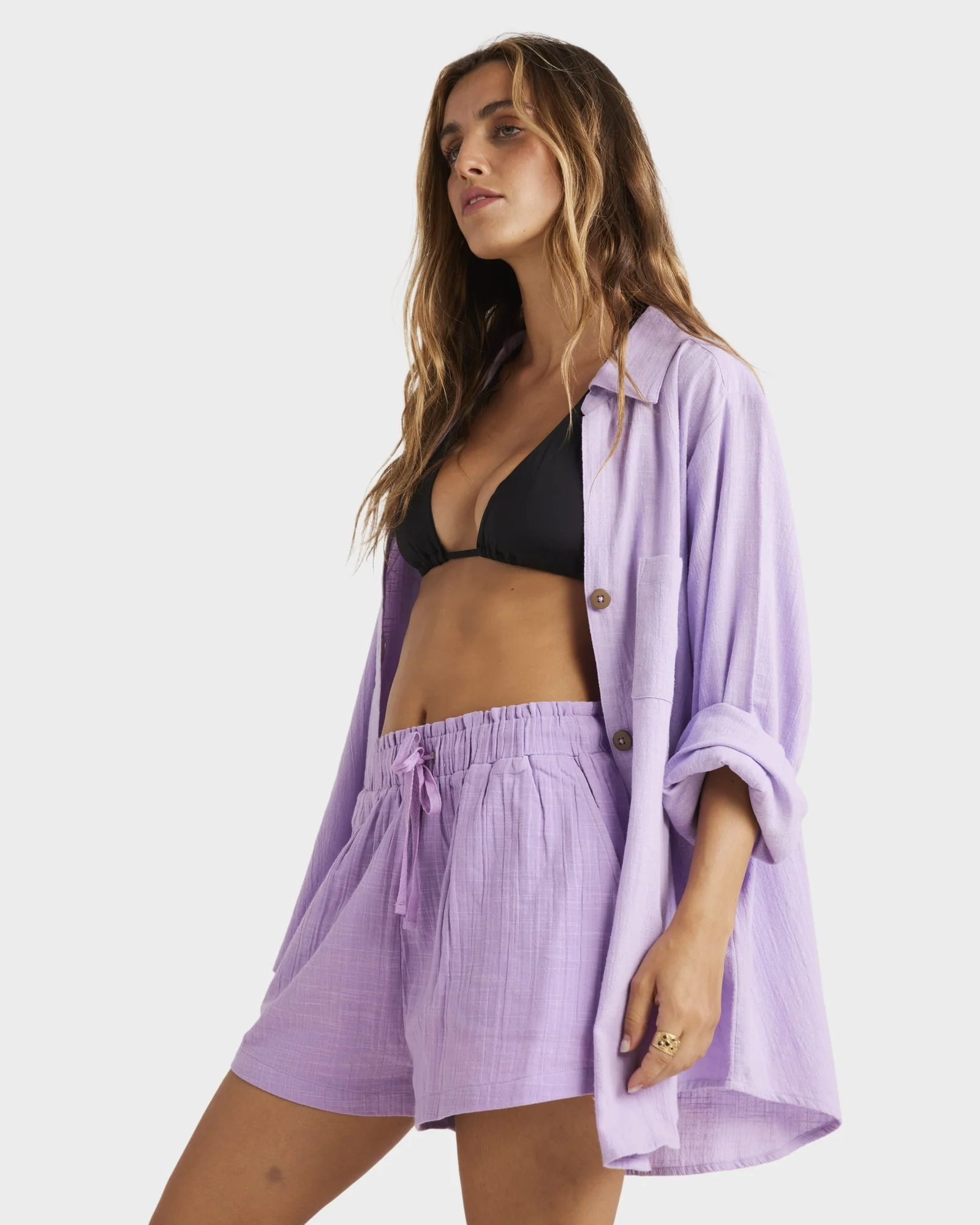 Womens Remy Elastic Waist Shorts - Image 2
