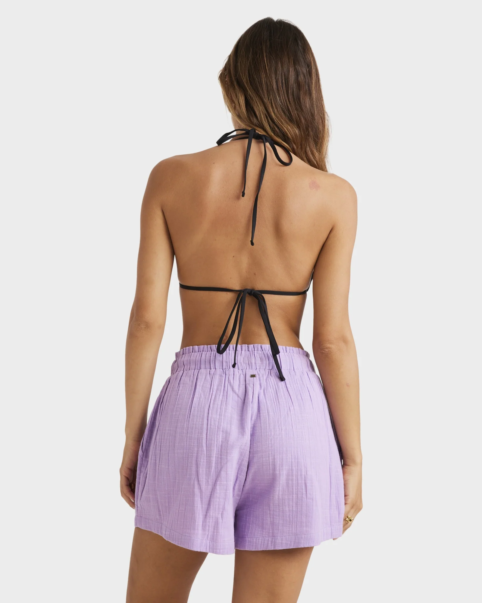 Womens Remy Elastic Waist Shorts - Image 3
