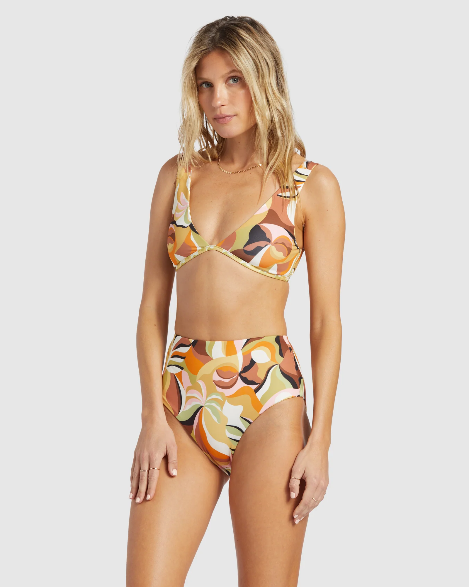 Womens Return To Paradise Reversible High Retro Bikini Bottom - Image 2