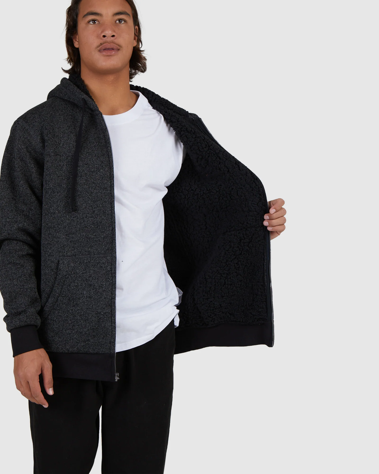 Mens Revolt Zip Up Hoodie - Image 4