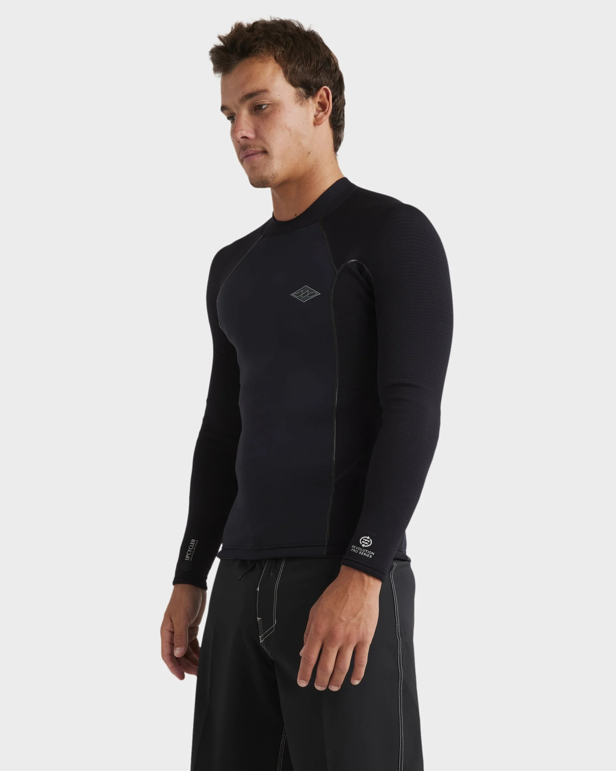 Mens 1/1mm Revolution Pro Long Sleeve Wetsuit Top - Image 3