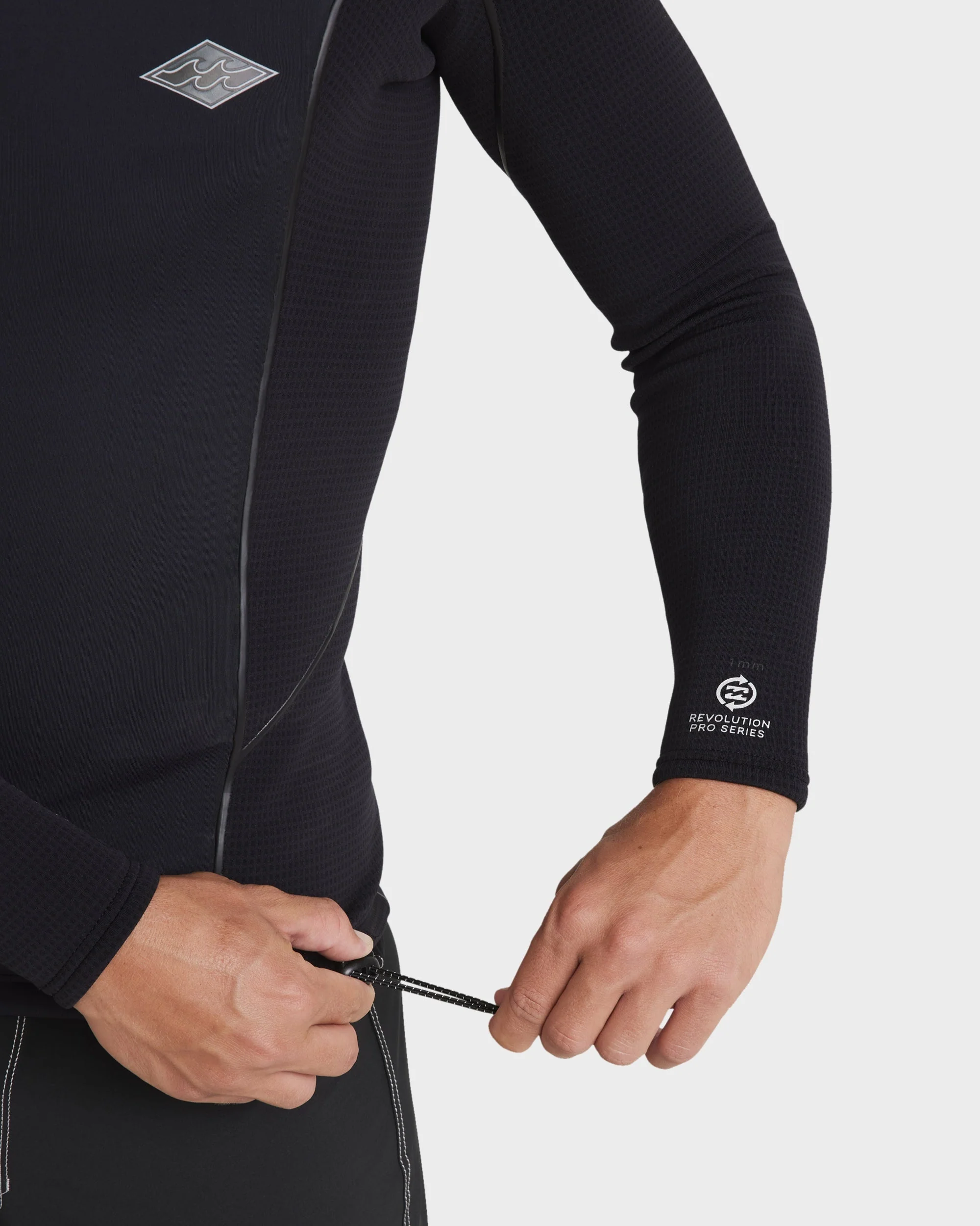 Mens 1/1mm Revolution Pro Long Sleeve Wetsuit Top - Image 5