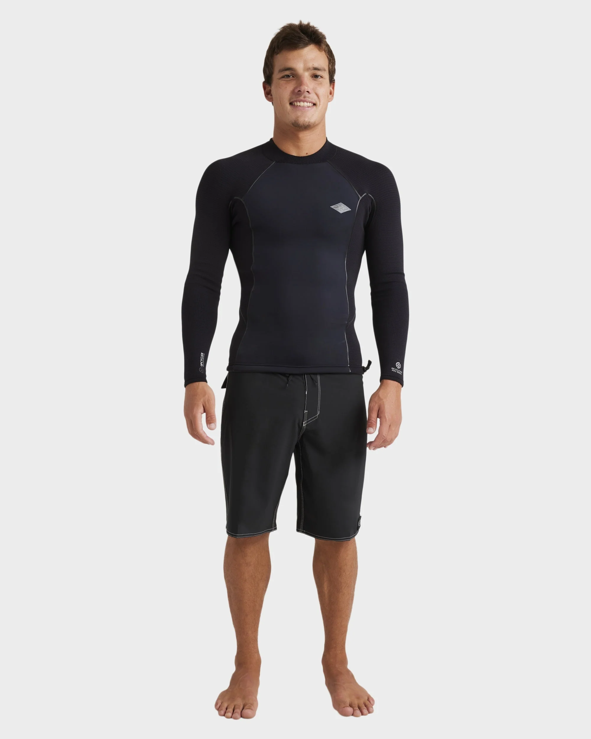 Mens 1/1mm Revolution Pro Long Sleeve Wetsuit Top - Image 9