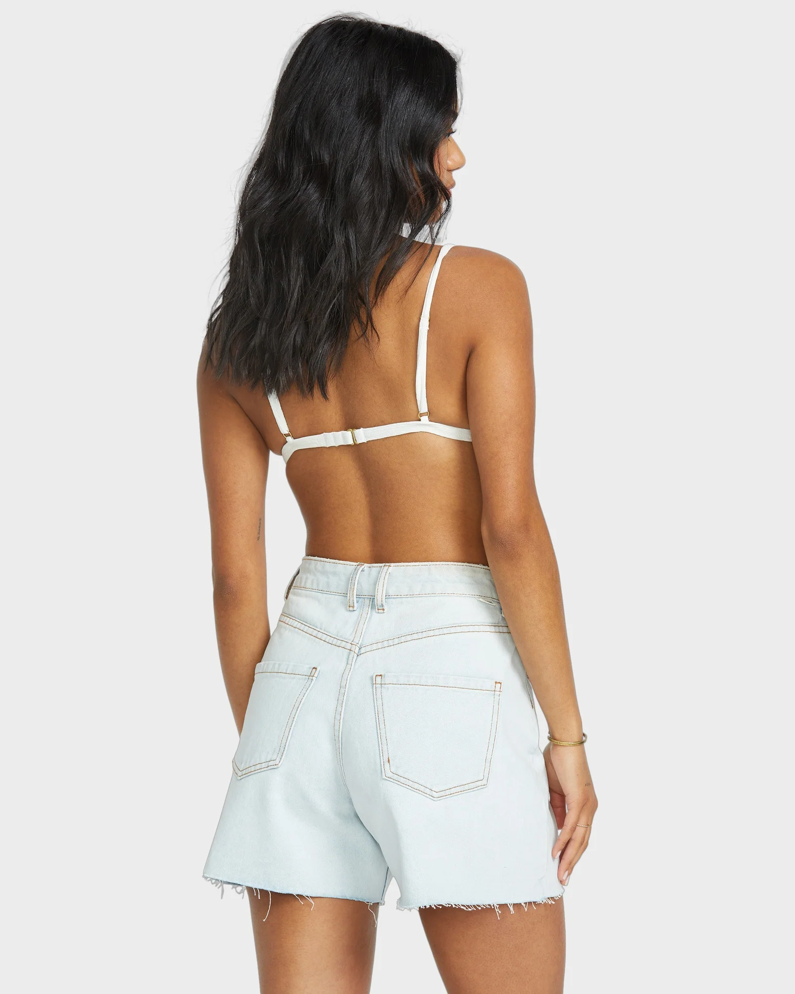 Womens Riley Denim Shorts - Image 3