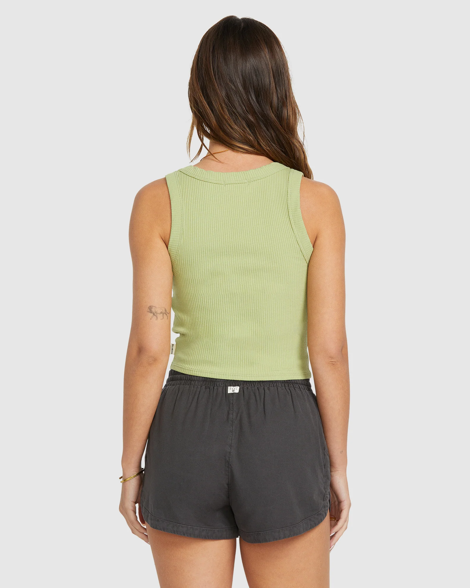 Womens Road Trippin Elastic Waist Shorts - Image 3