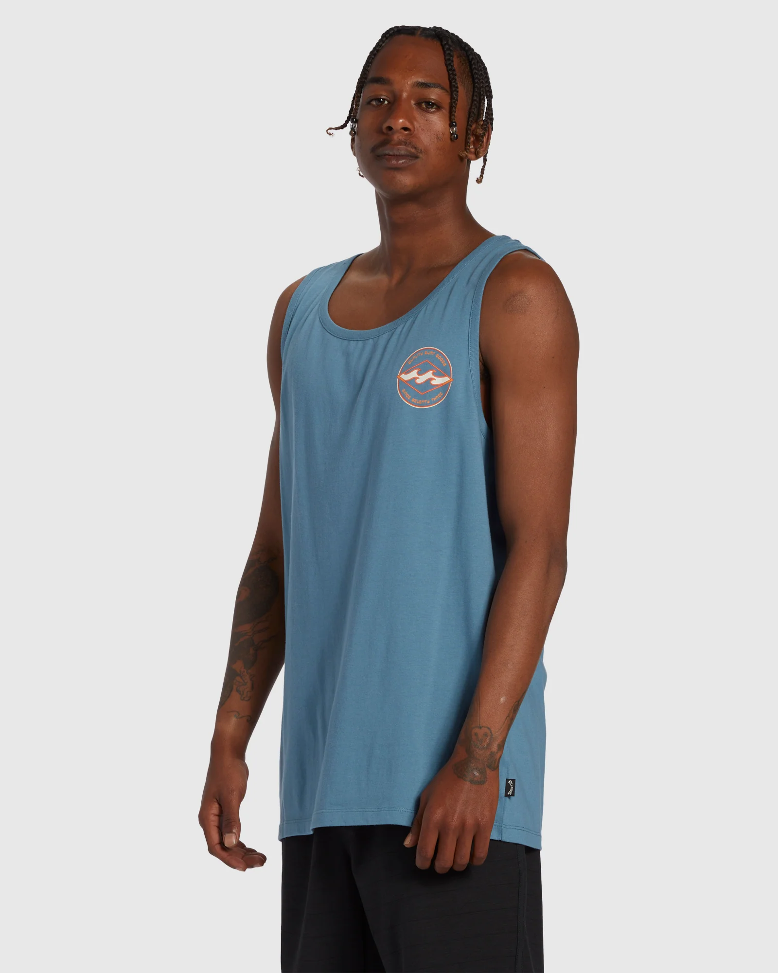 Mens Rotor Diamond Tank Top - Image 3
