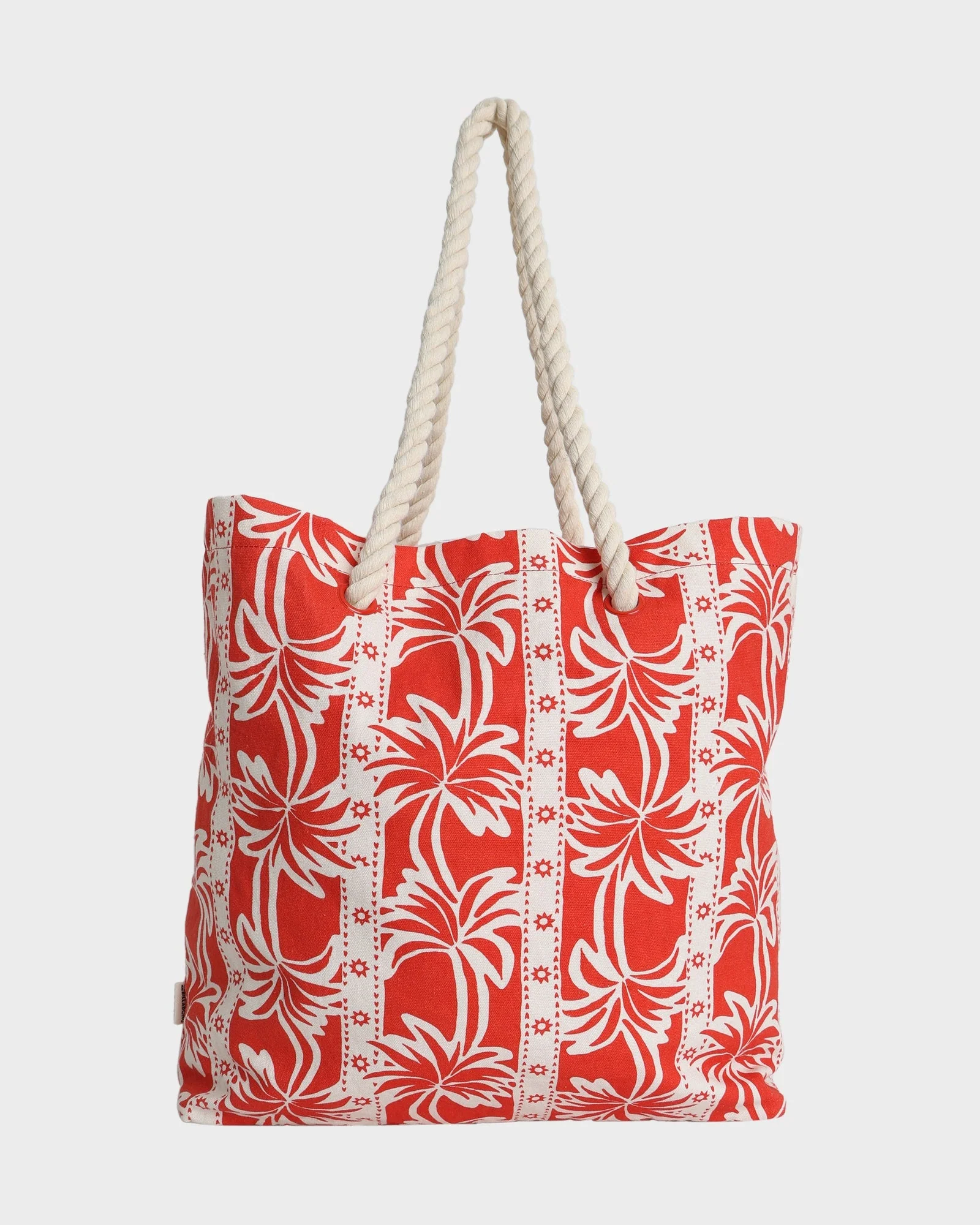 Womens Row Of Palms Be Tote Bag - Image 3