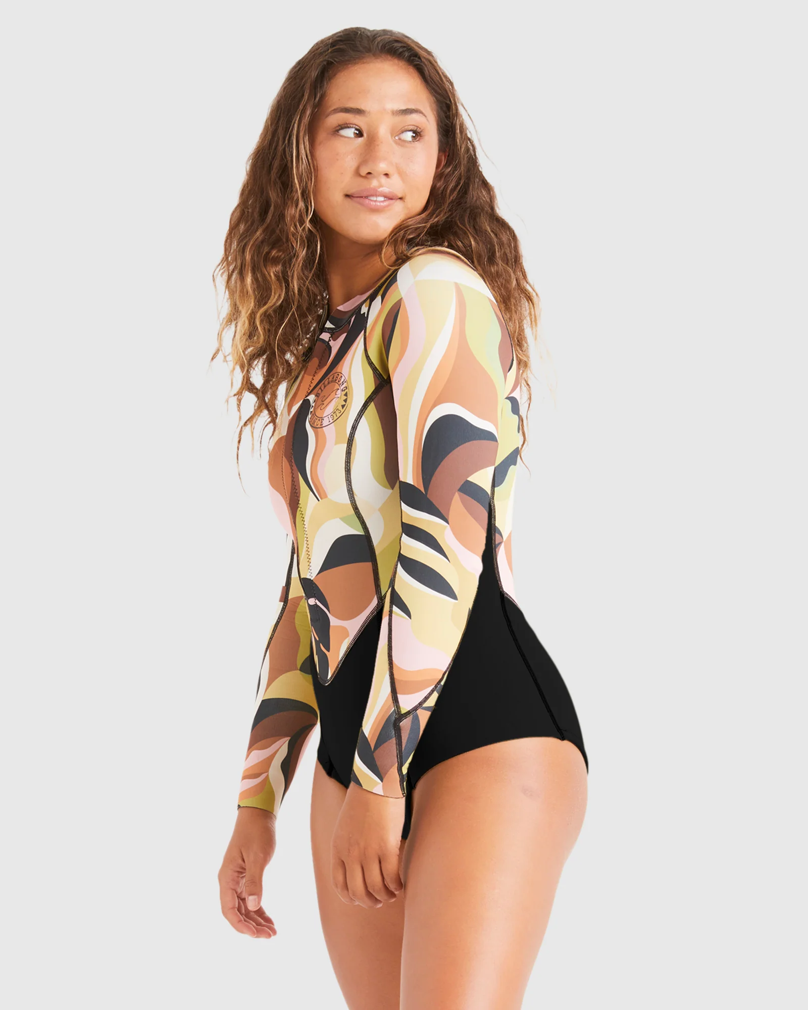 Womens Salty Dayz Long Sleeve Springsuit - Image 2