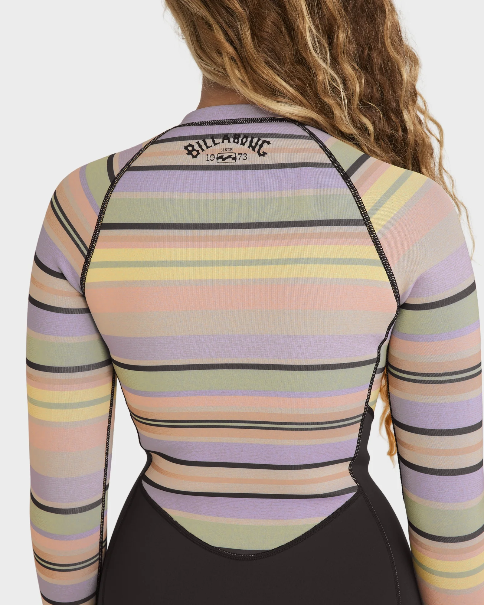Womens Salty Dayz Natural Long Sleeve Springsuit - Image 6