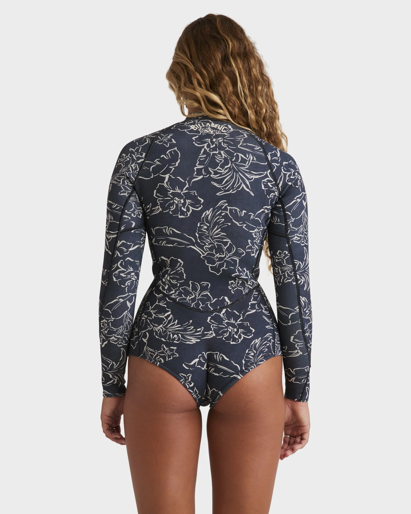 Womens Salty Dayz Natural Long Sleeve Springsuit - Image 4