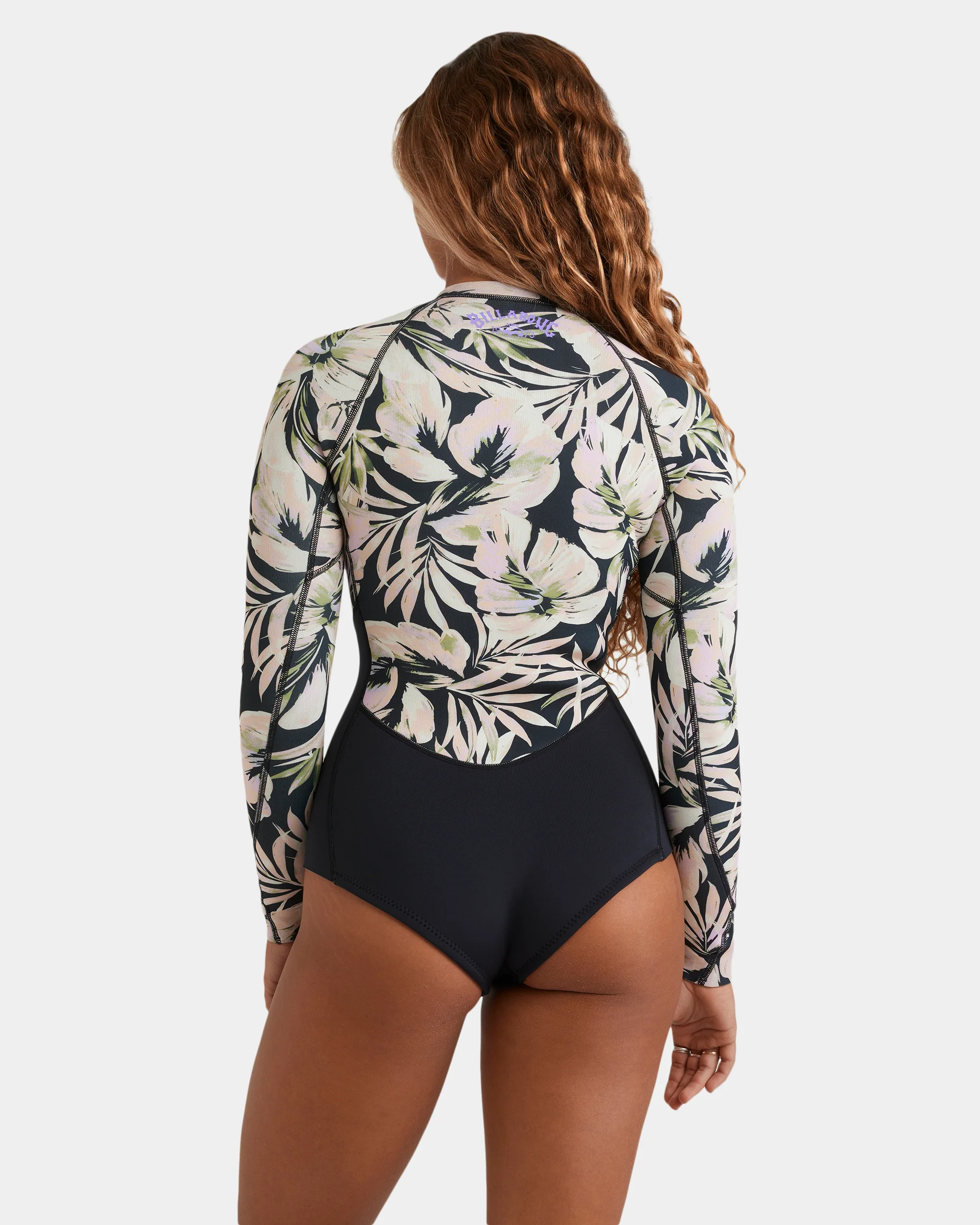 Womens 2/2mm Salty Dayz Natural Long Sleeve Springsuit - Image 2