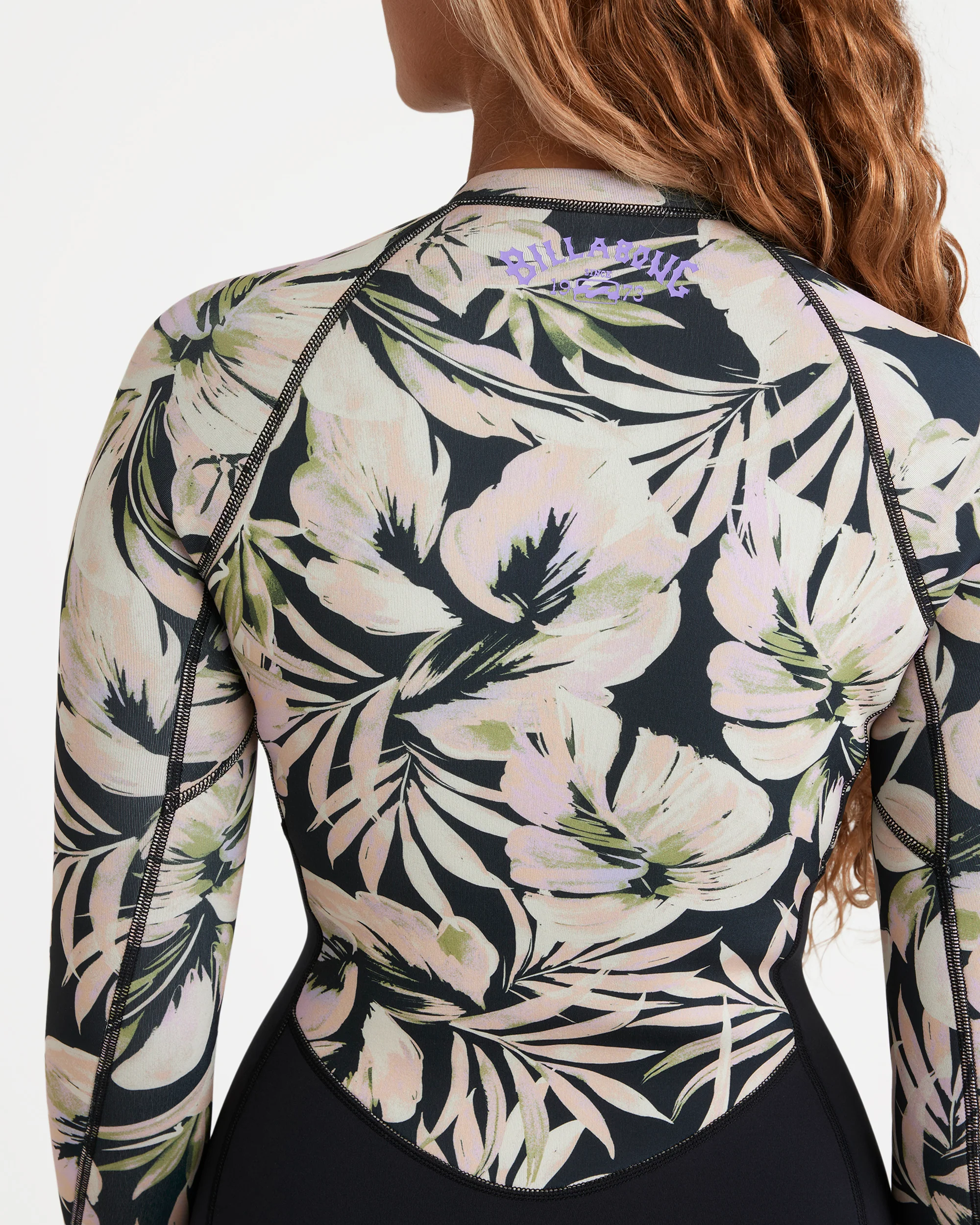 Womens 2/2mm Salty Dayz Natural Long Sleeve Springsuit - Image 5