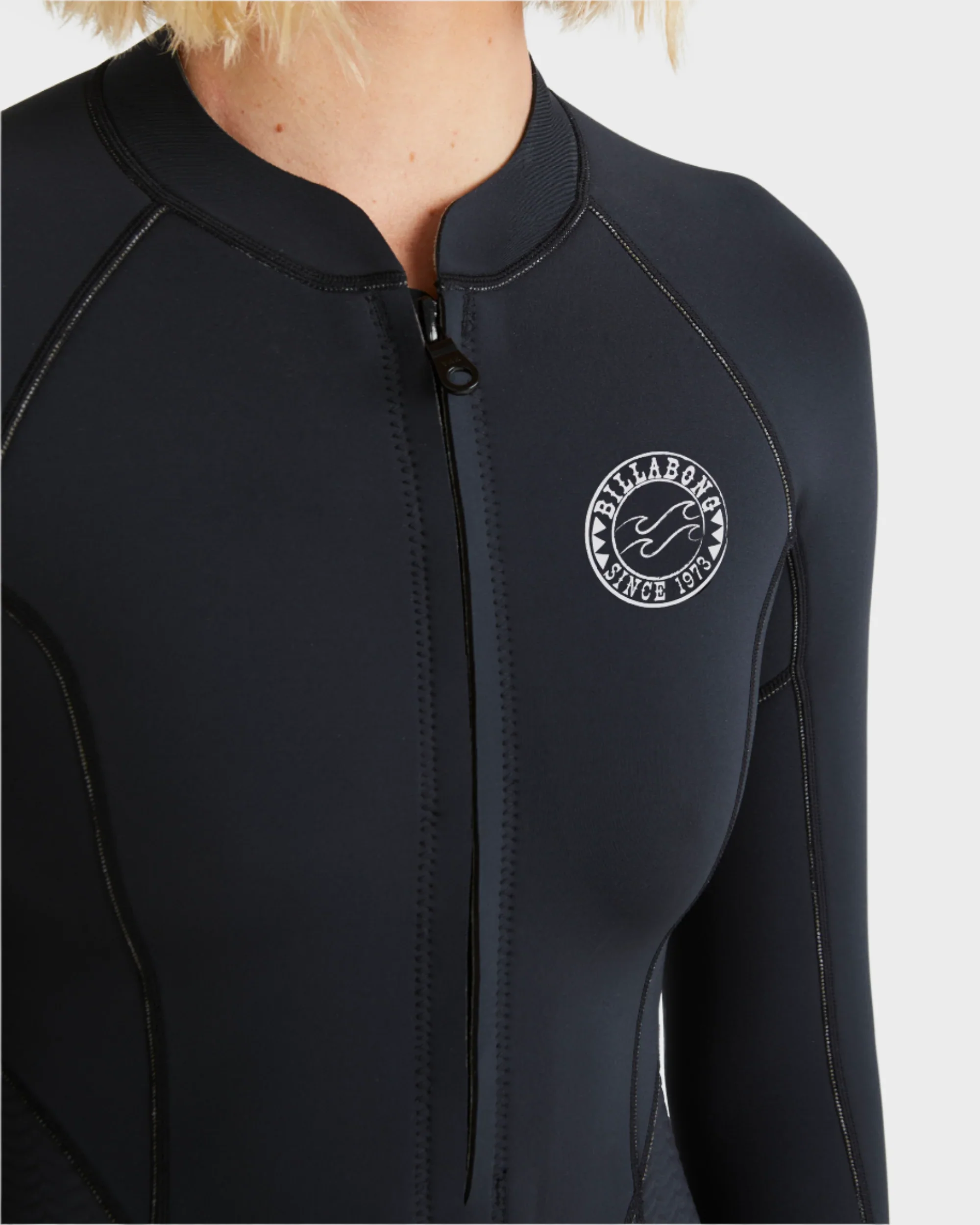 Womens Salty Dayz Natural Long Sleeve Springsuit - Image 4