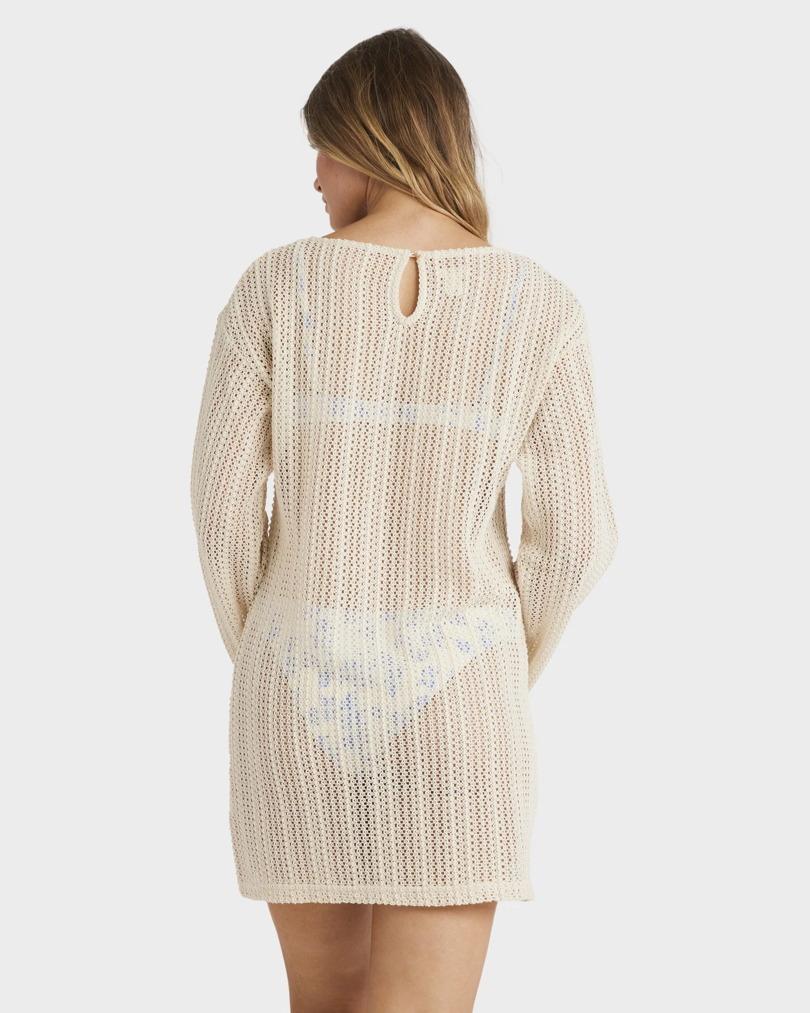 Womens Sand Ripples Mini Dress - Image 4