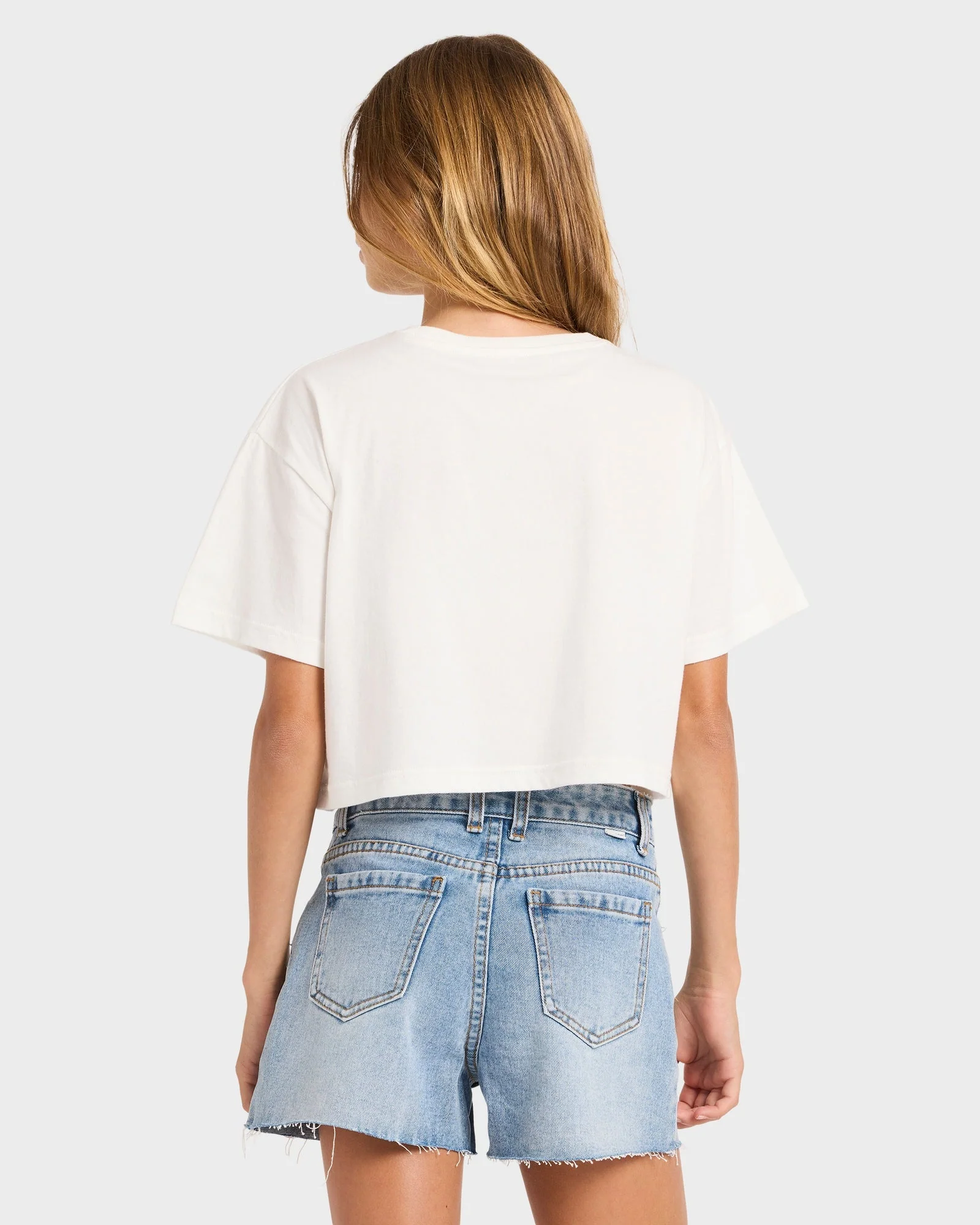Girls 6-14 Say My Name Crop T-Shirt - Image 2