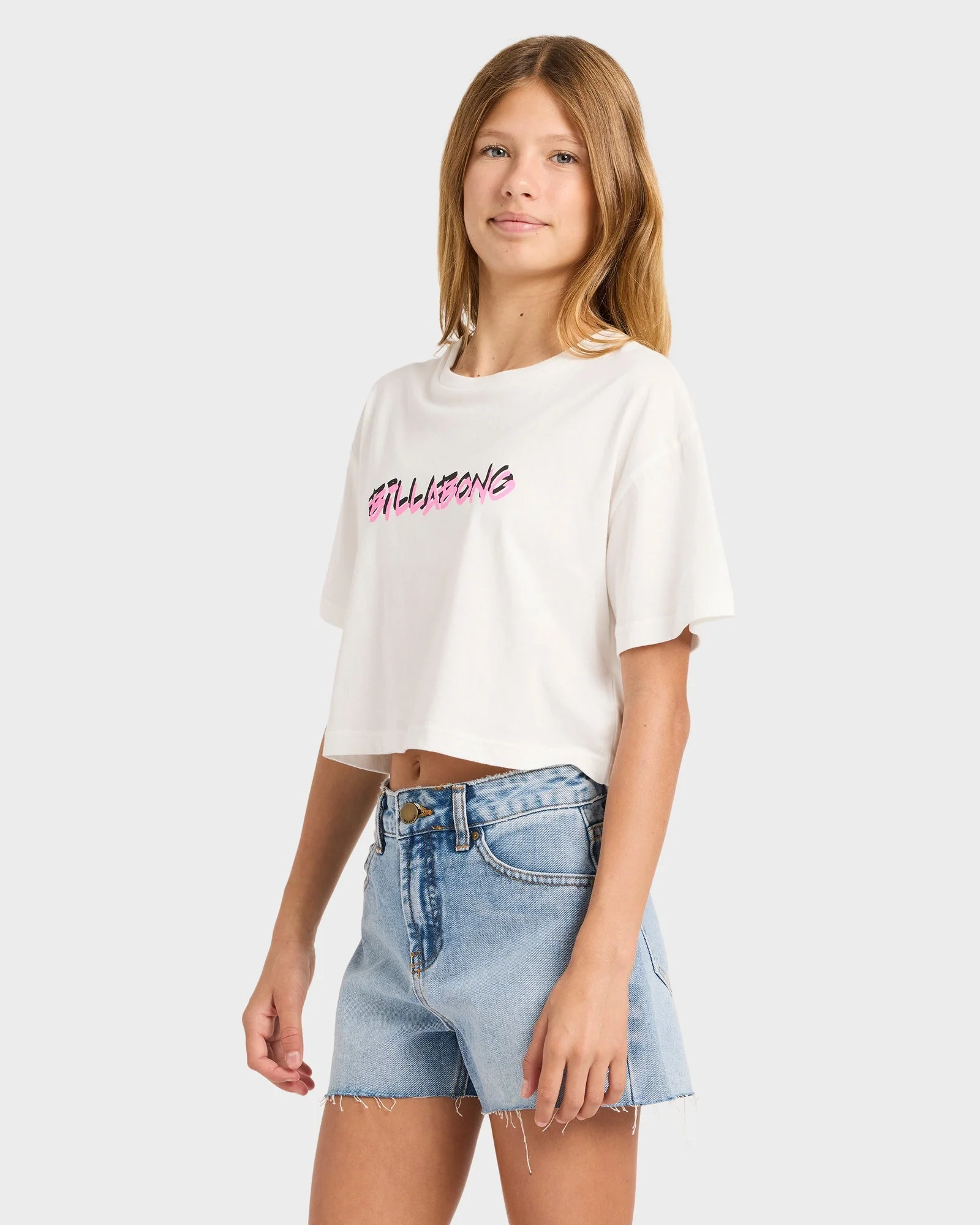 Girls 6-14 Say My Name Crop T-Shirt - Image 3