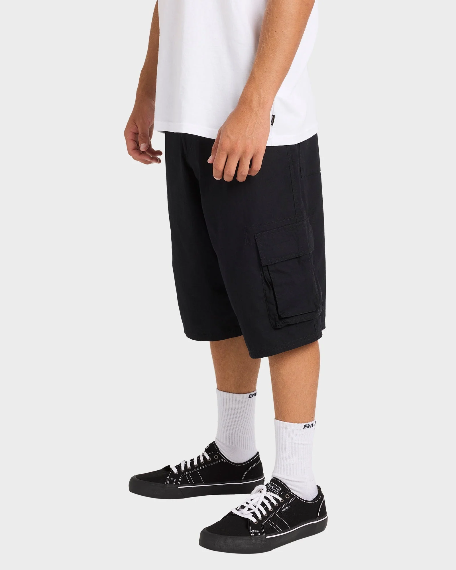 Mens Script Cargo Shorts - Image 3