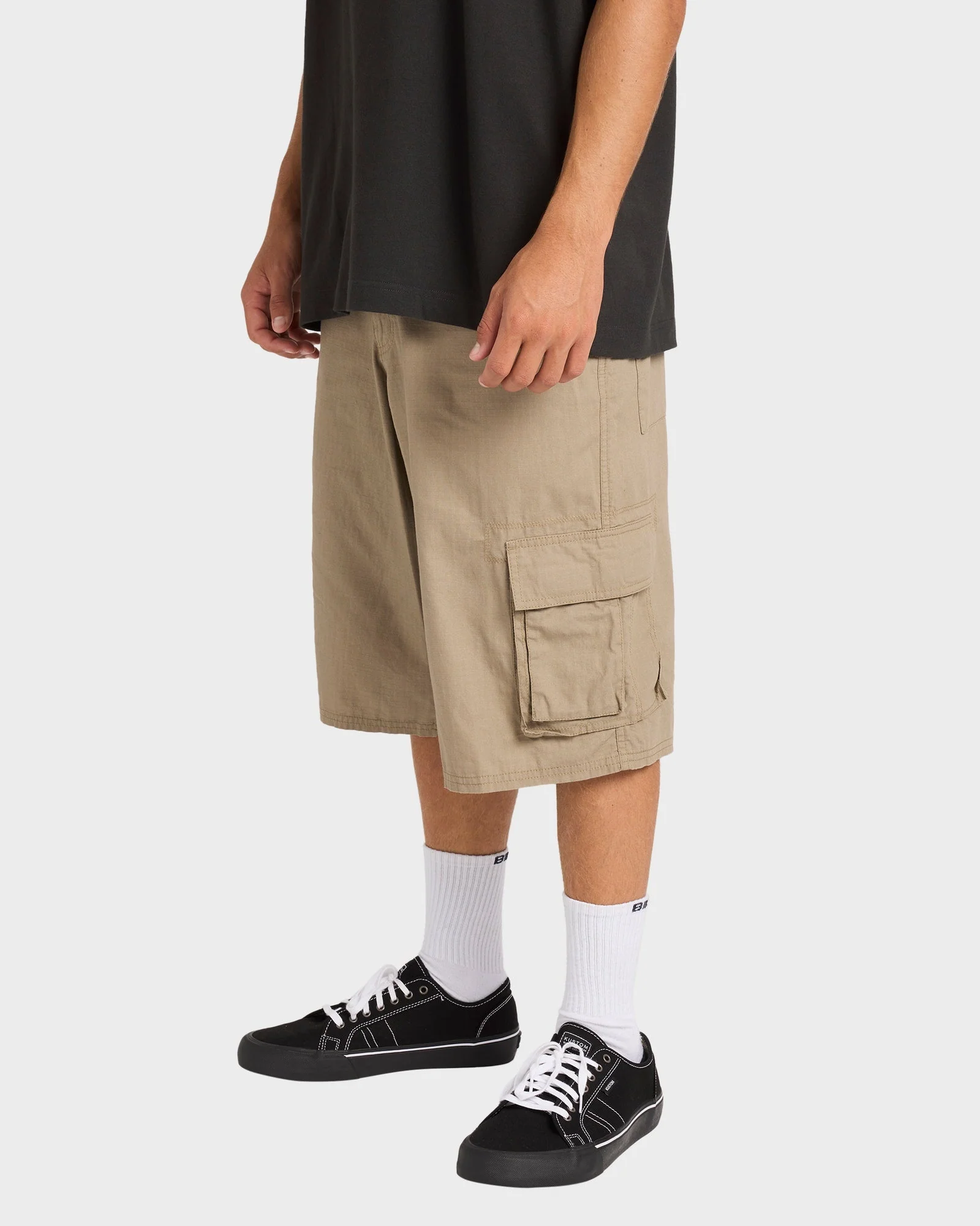 Mens Script Cargo Shorts - Image 3