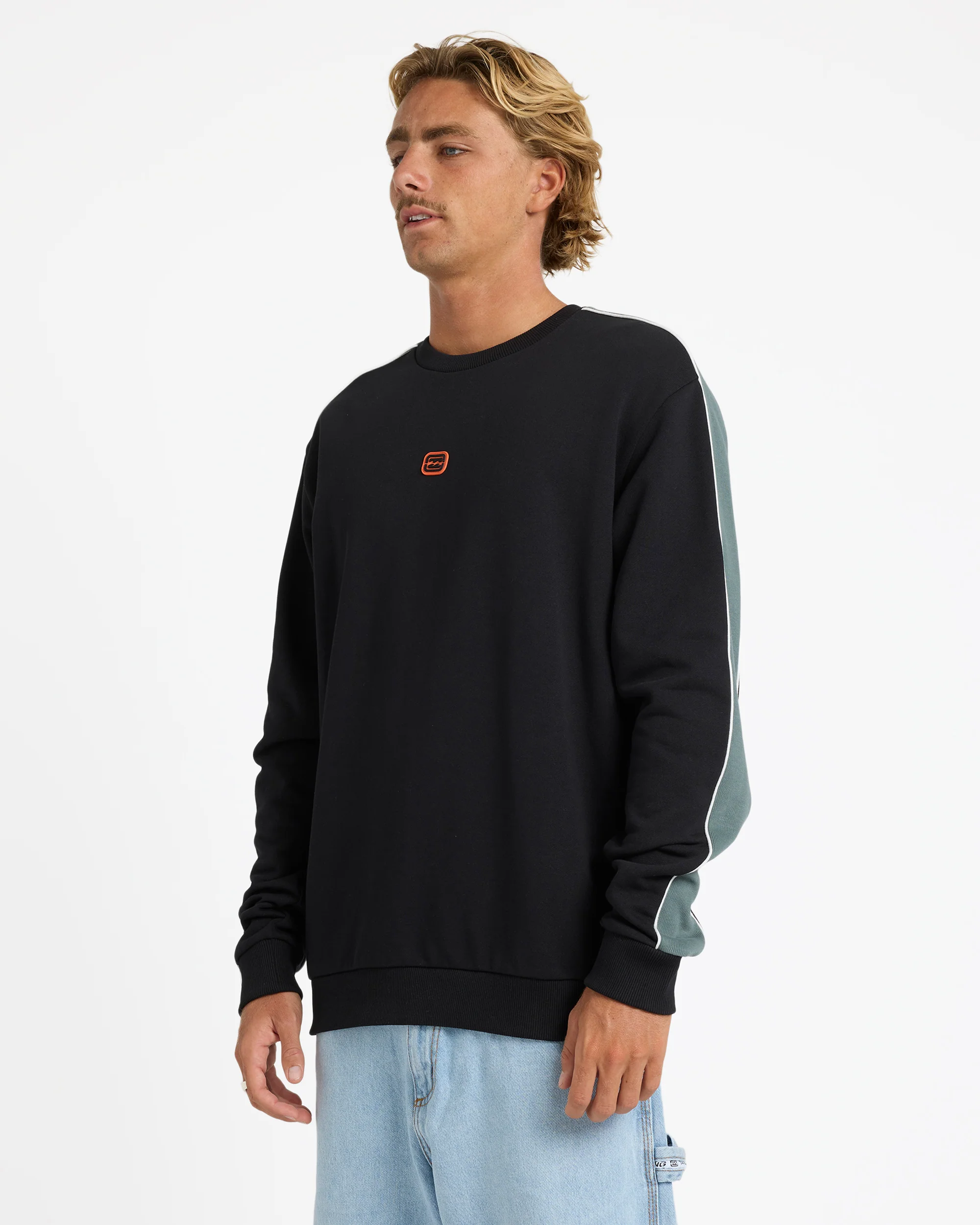 Mens Script Crew Neck - Image 2