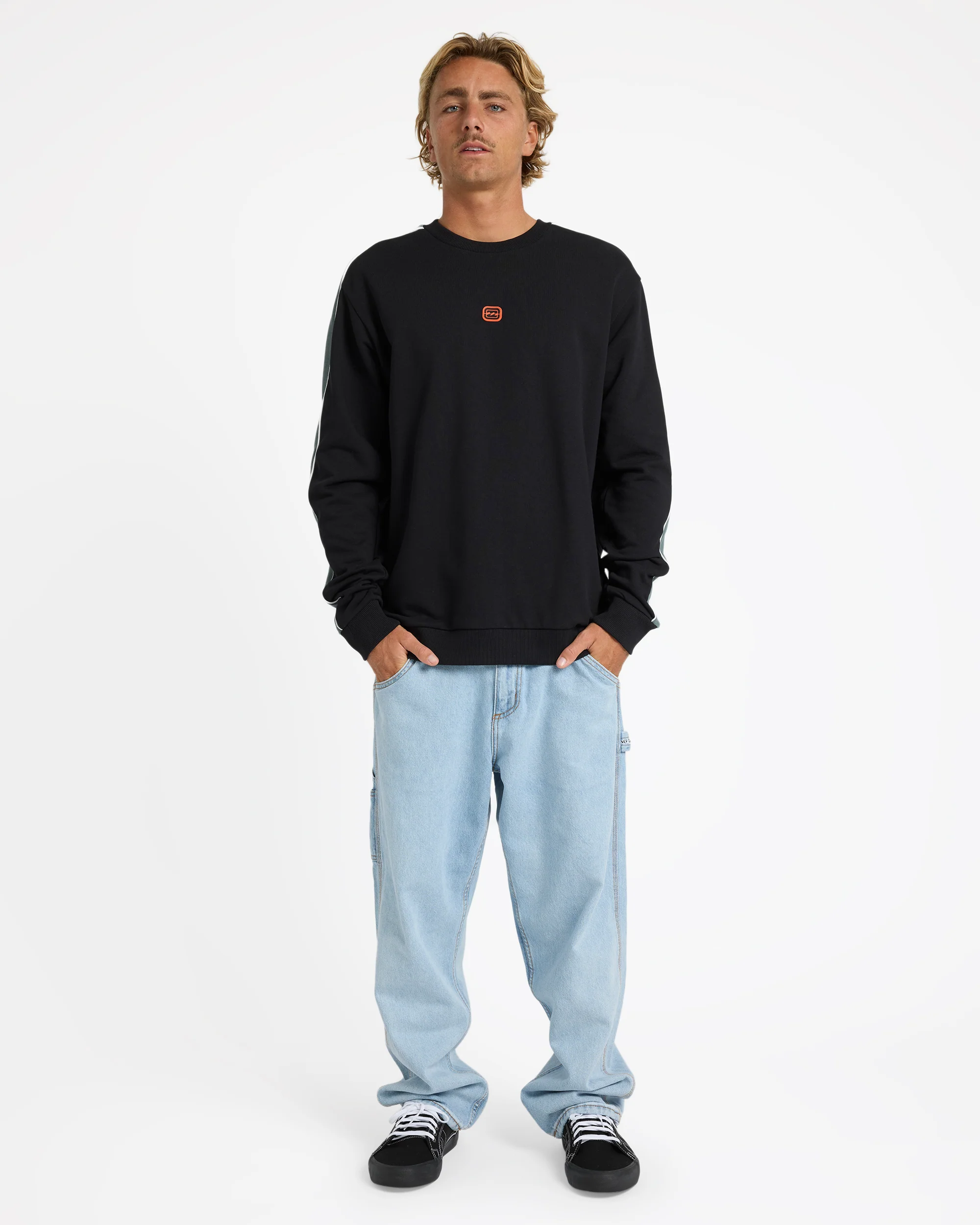 Mens Script Crew Neck - Image 5