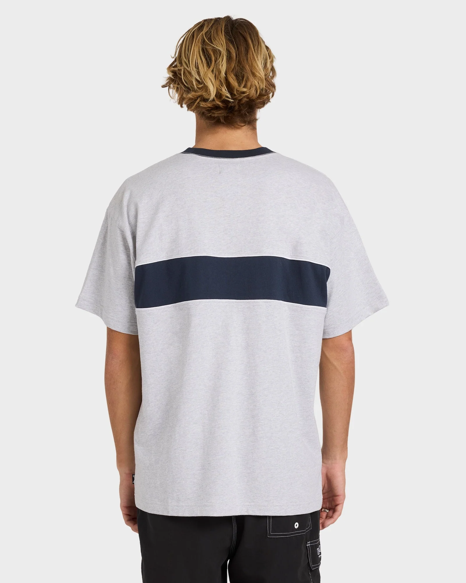 Mens Script Panel T-Shirt - Image 2