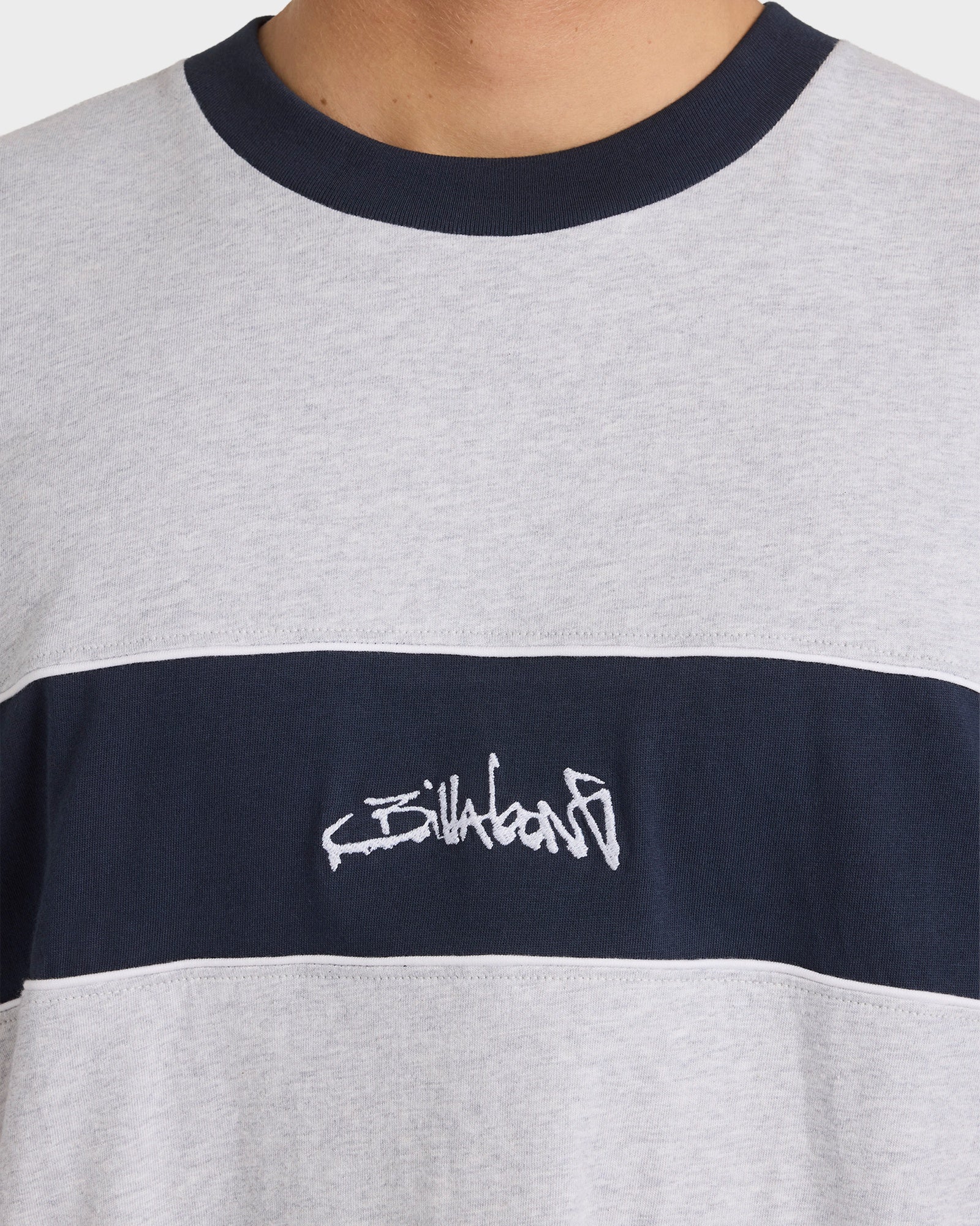 Mens Script Panel T-Shirt - Image 4