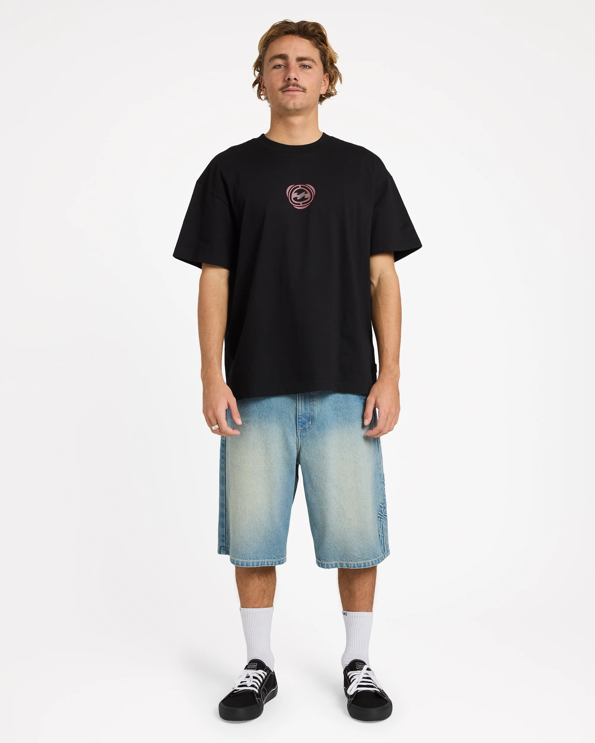 Mens Script Smoko Denim 22" Shorts - Image 4