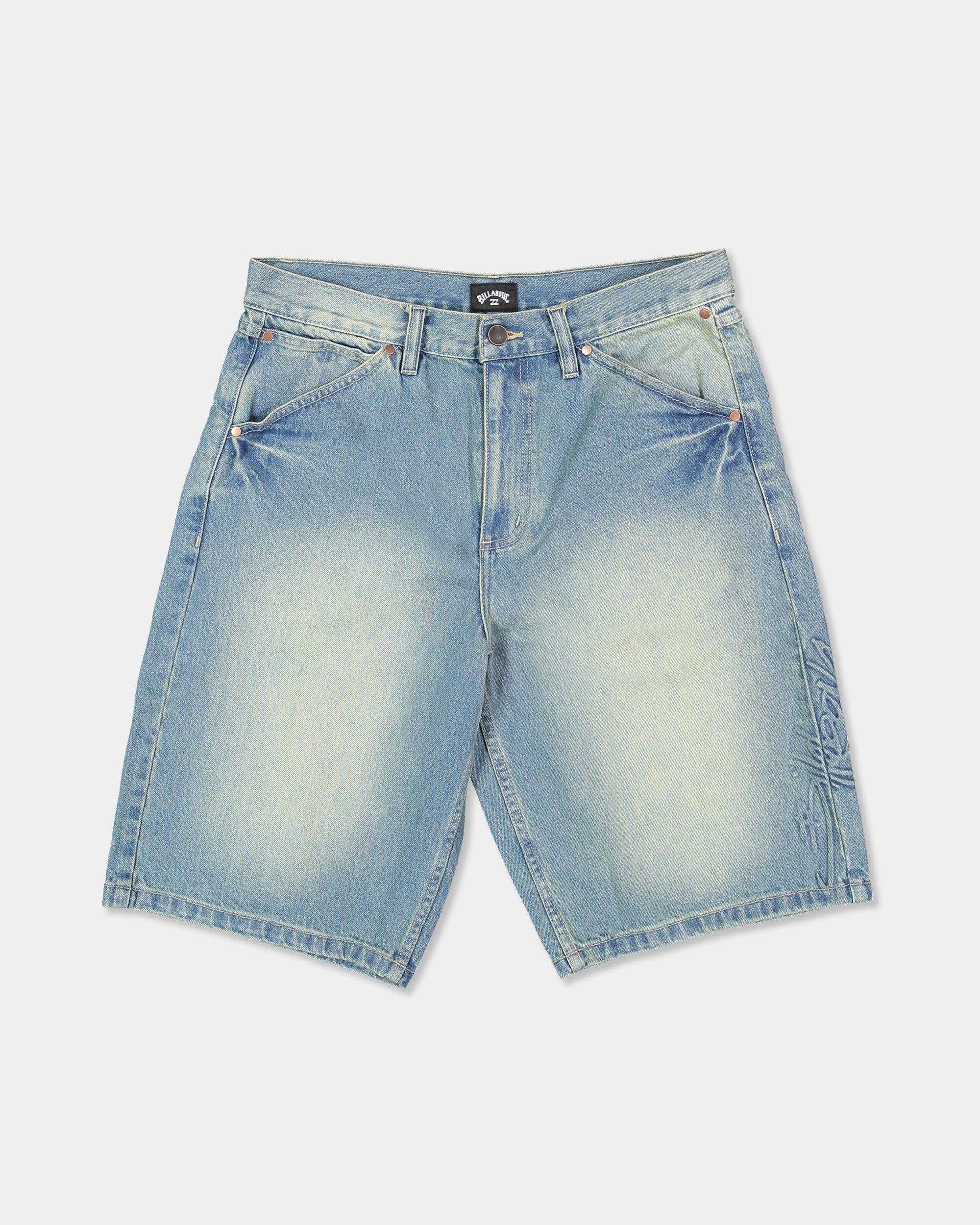Mens Script Smoko Denim 22" Shorts - Image 5
