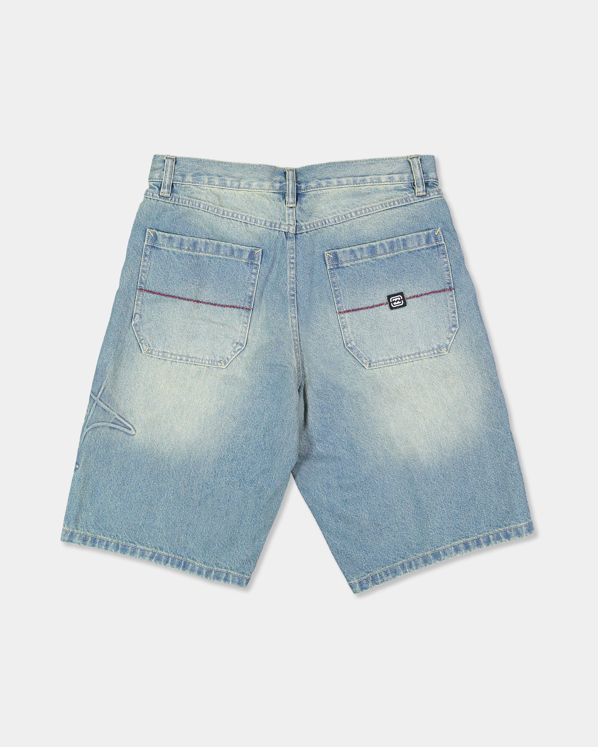 Mens Script Smoko Denim 22" Shorts - Image 6