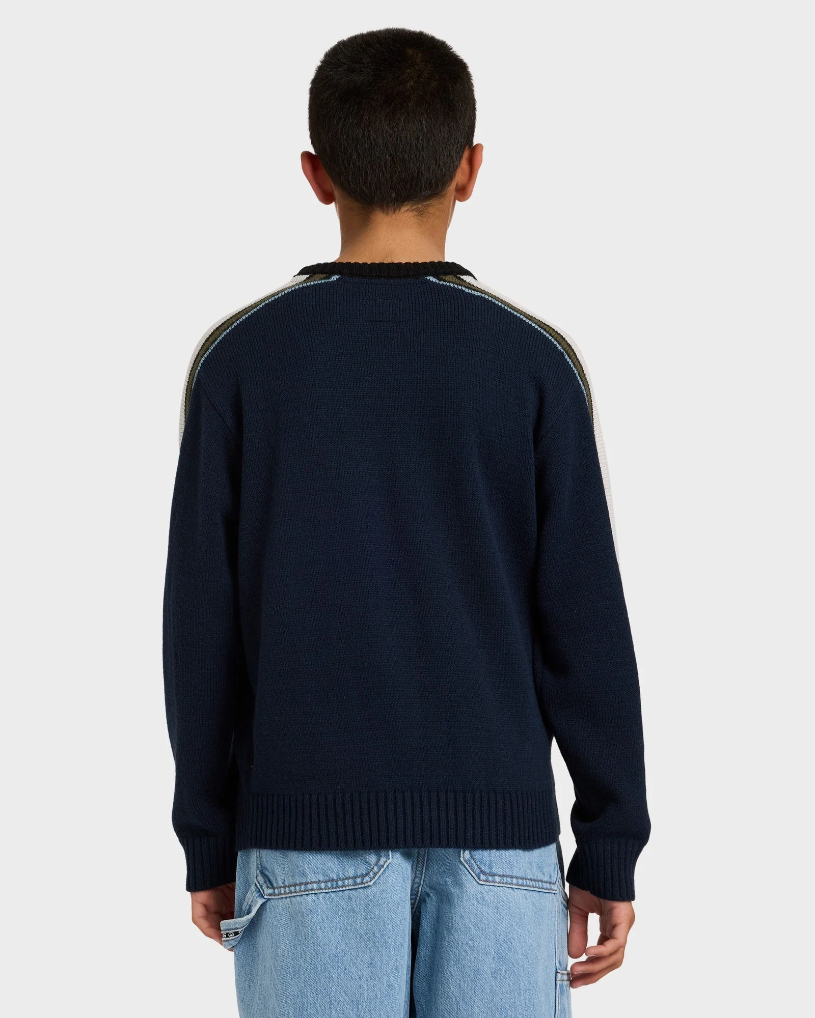 Boys 8-16 Script Sweater - Image 2