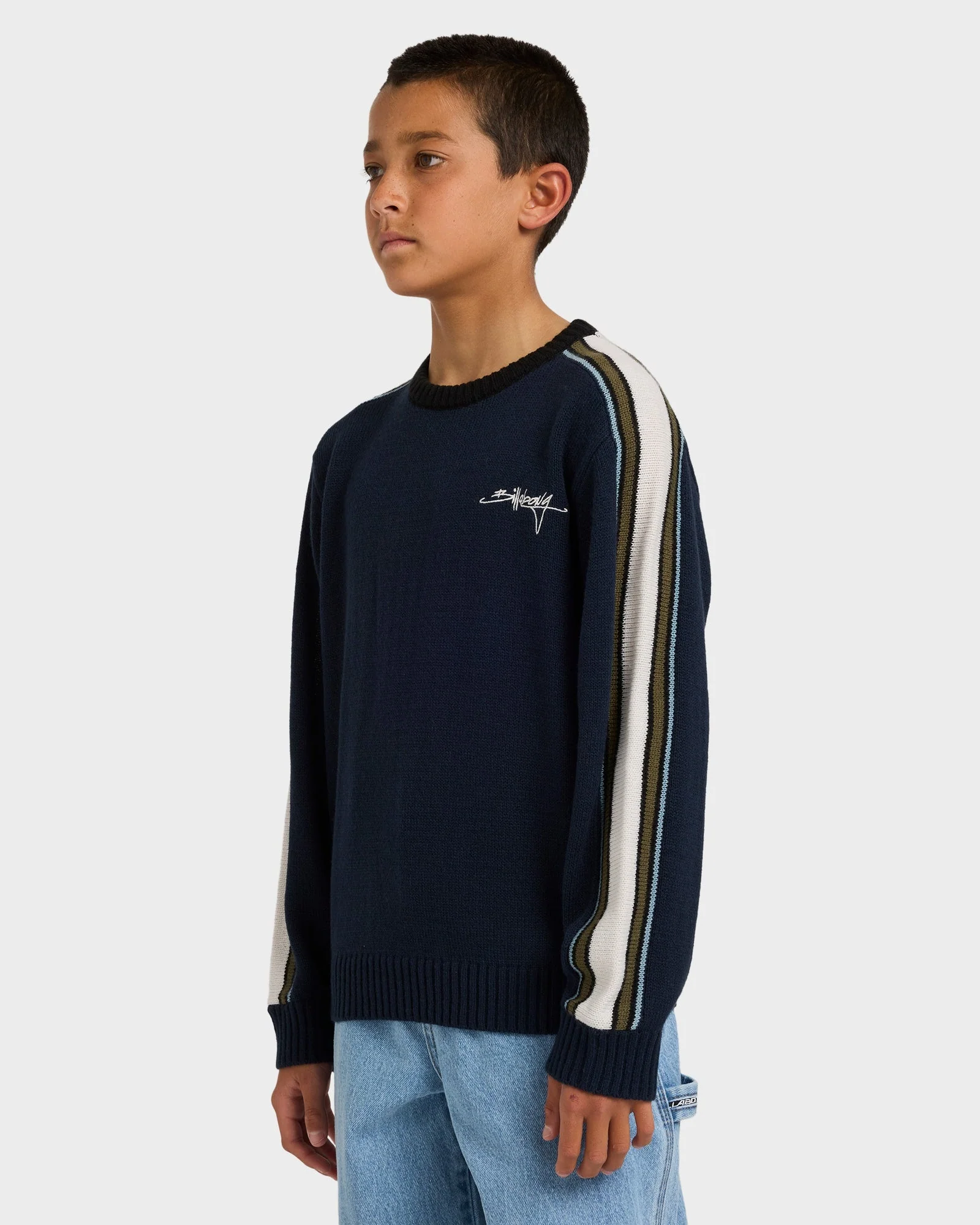 Boys 8-16 Script Sweater - Image 3