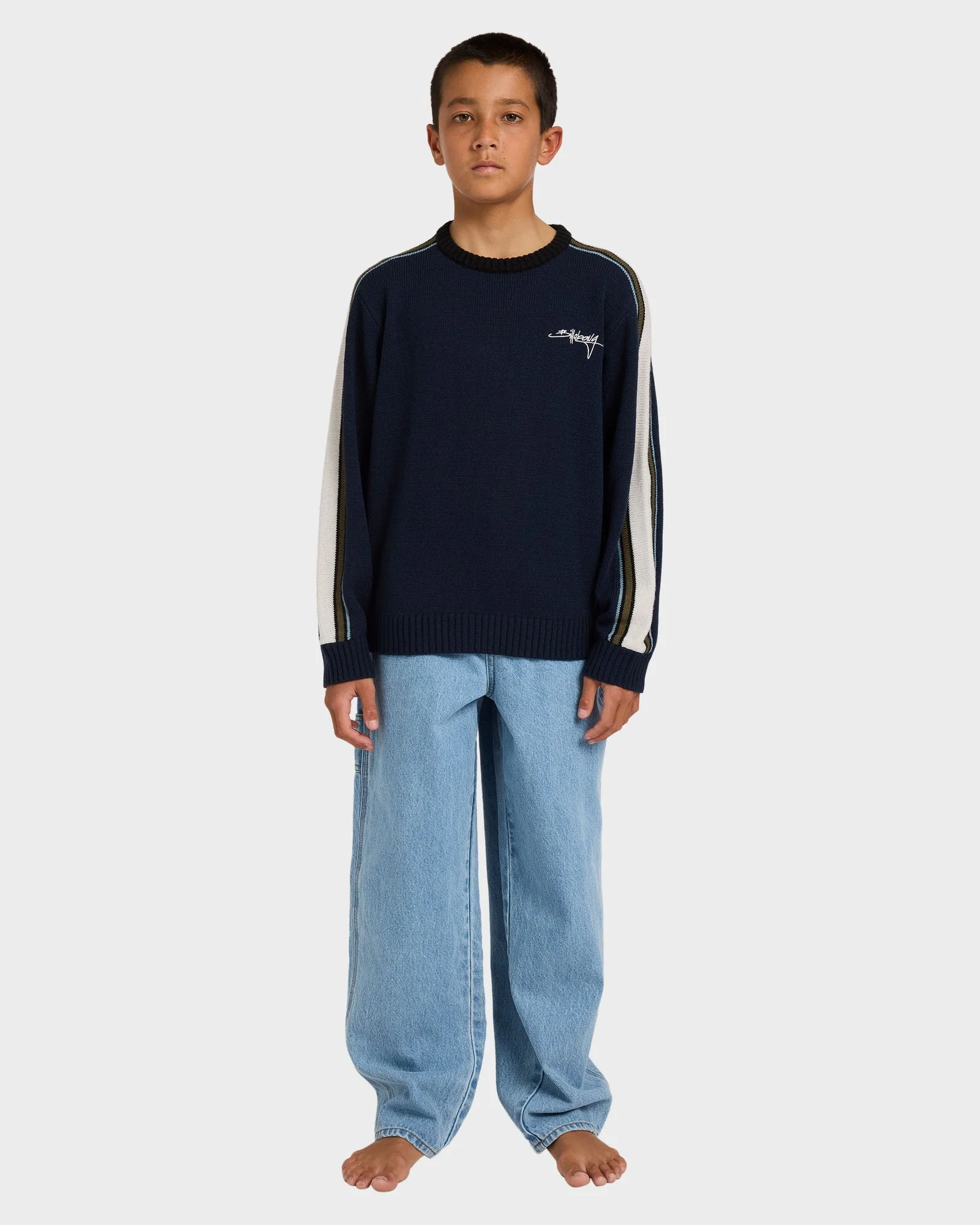 Boys 8-16 Script Sweater - Image 5