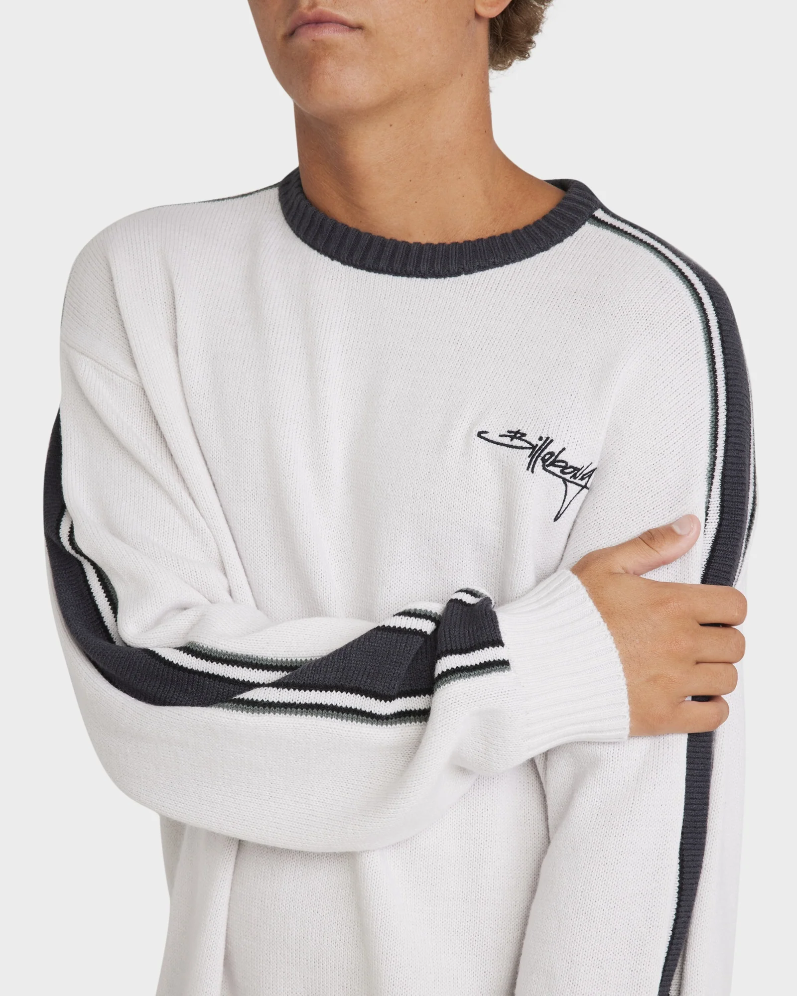 Mens Script Sweater - Image 5
