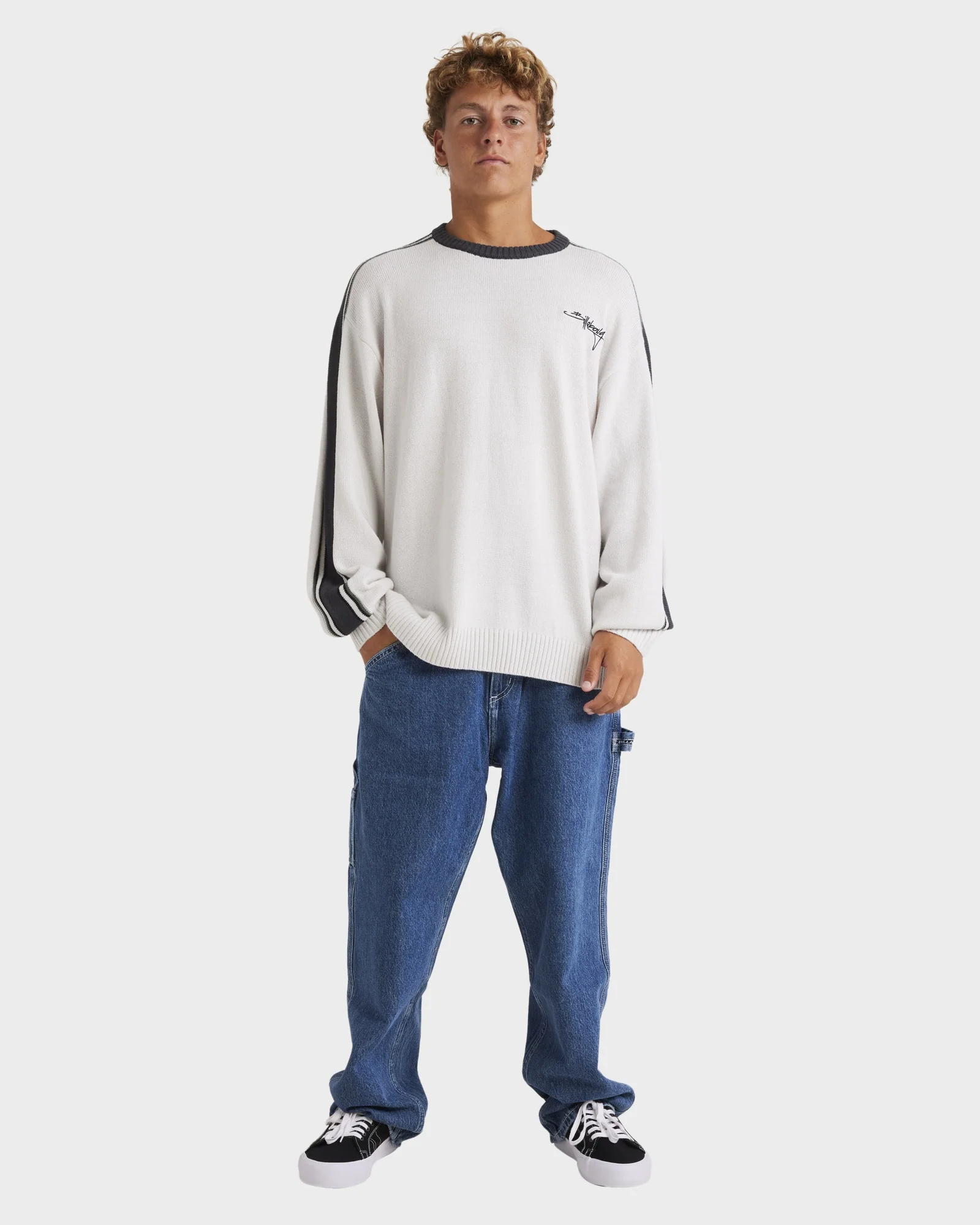Mens Script Sweater - Image 6
