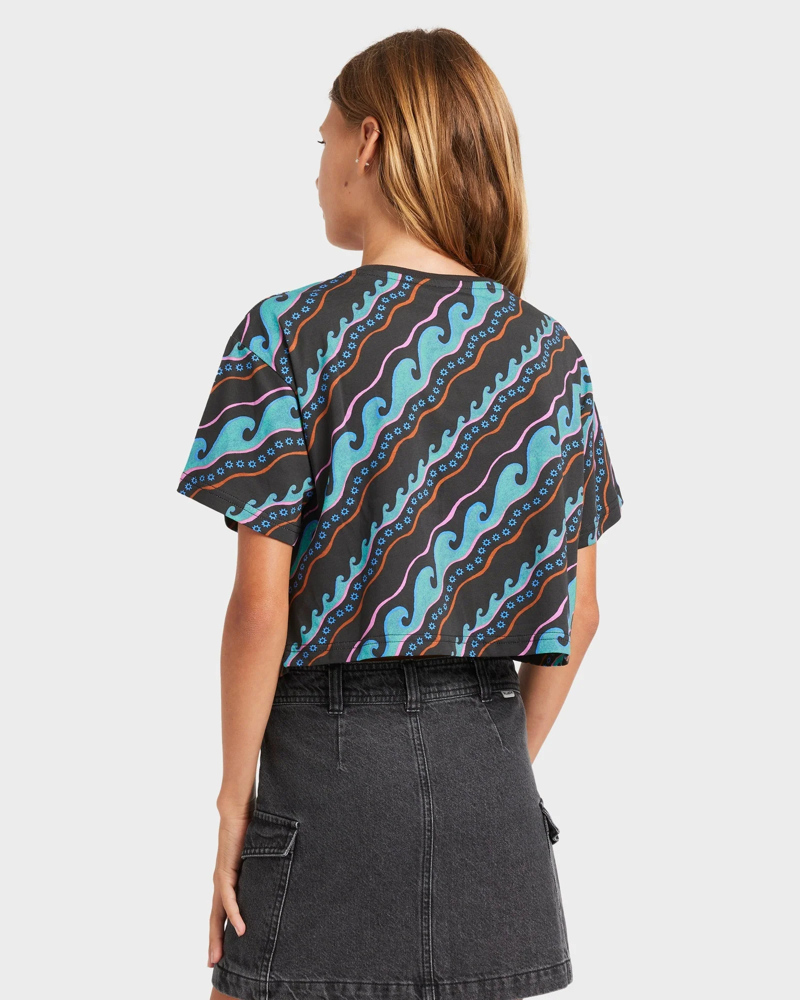 Girls 6-14 Sea Level Crop T-Shirt - Image 2