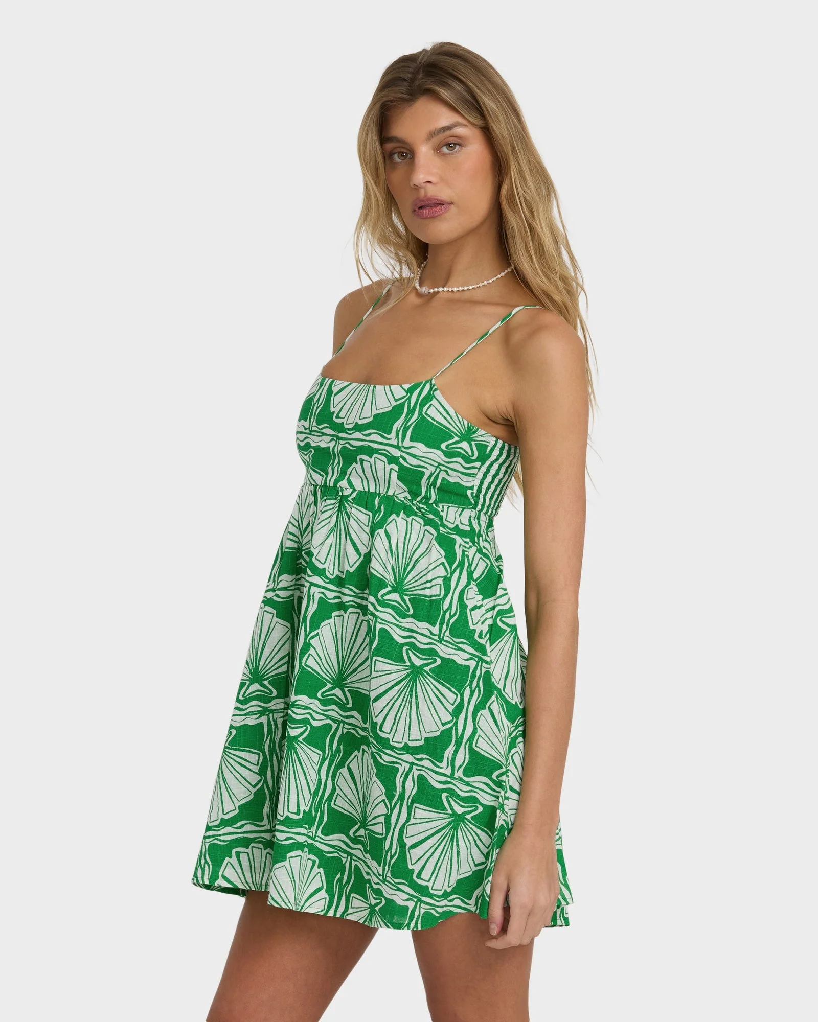 Womens Seashell Mini Dress - Image 4