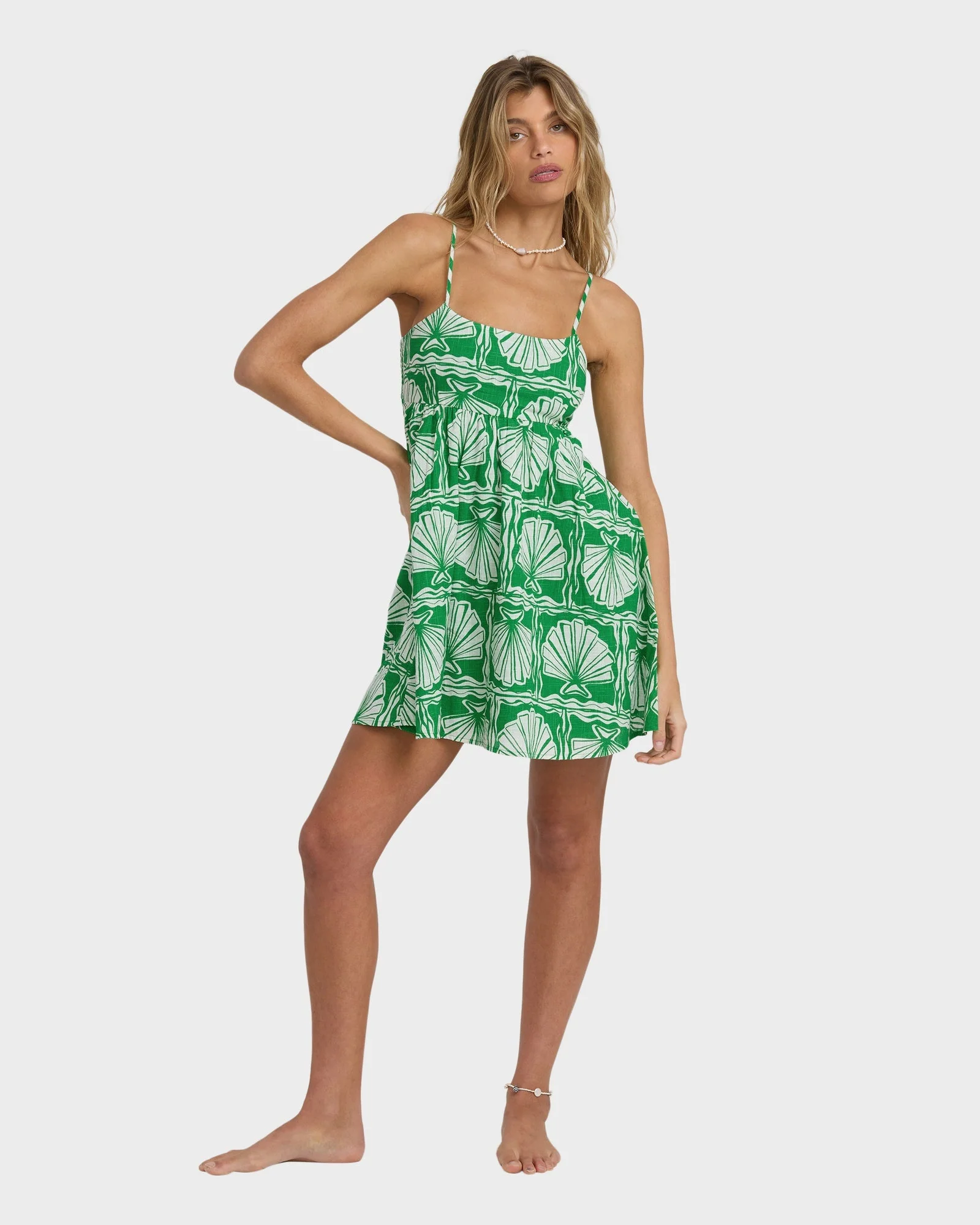 Womens Seashell Mini Dress - Image 6