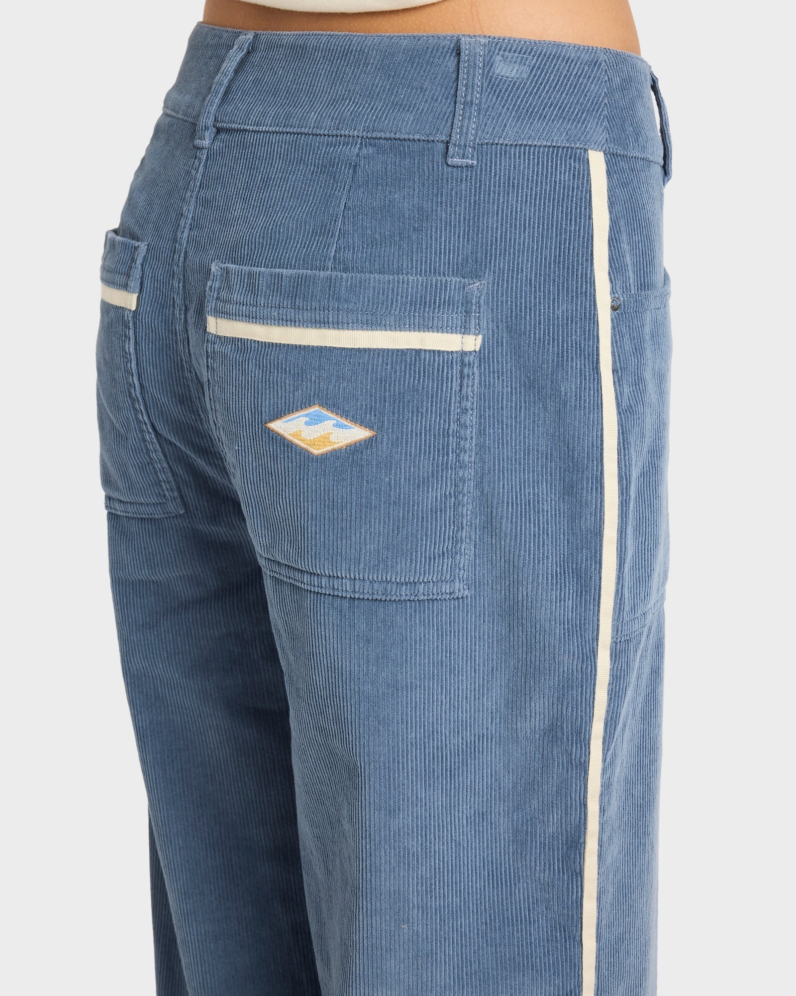 Womens Sea Tone Corduroy Pants - Image 5