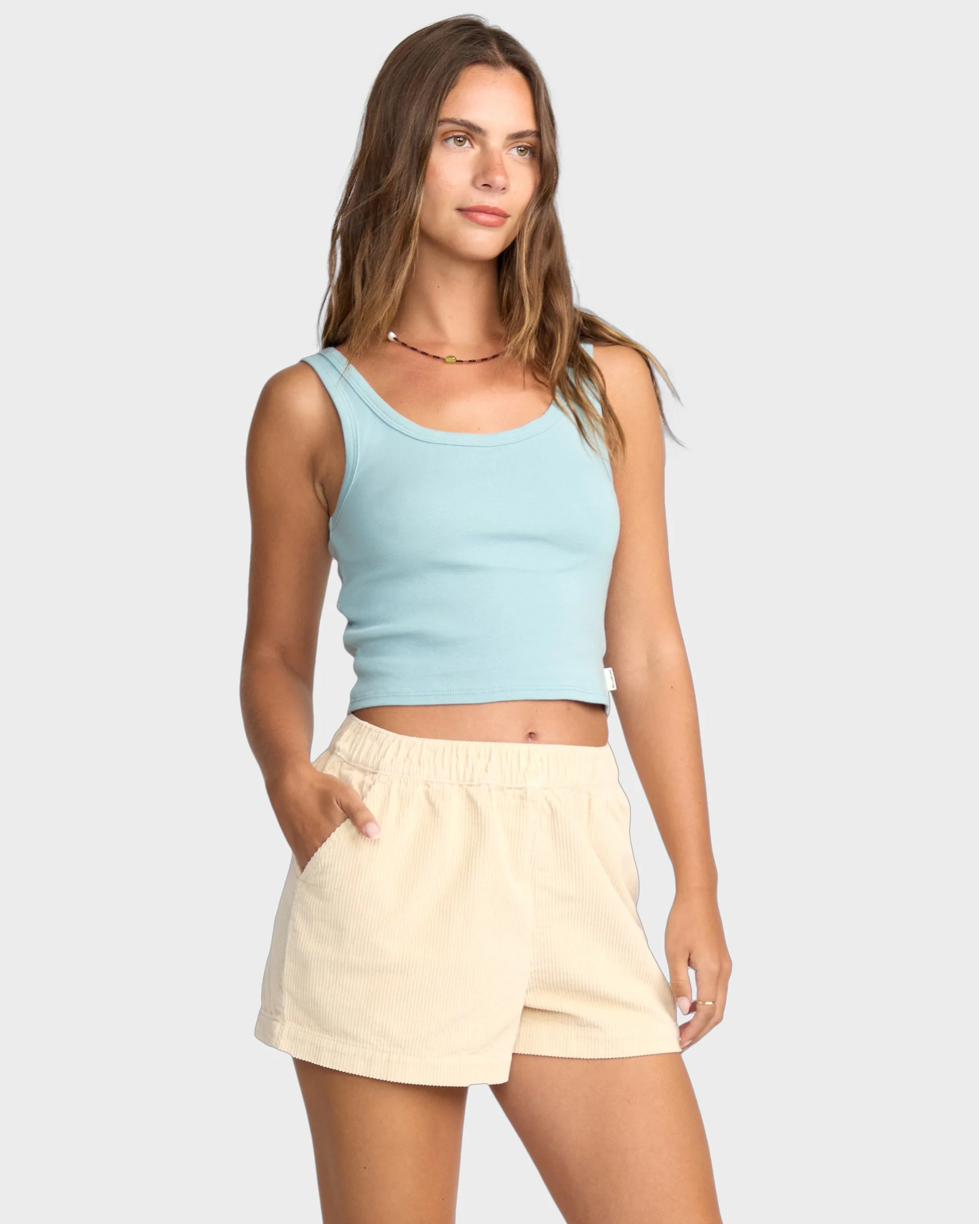 Womens Sea Ya Corduroy Shorts - Image 2