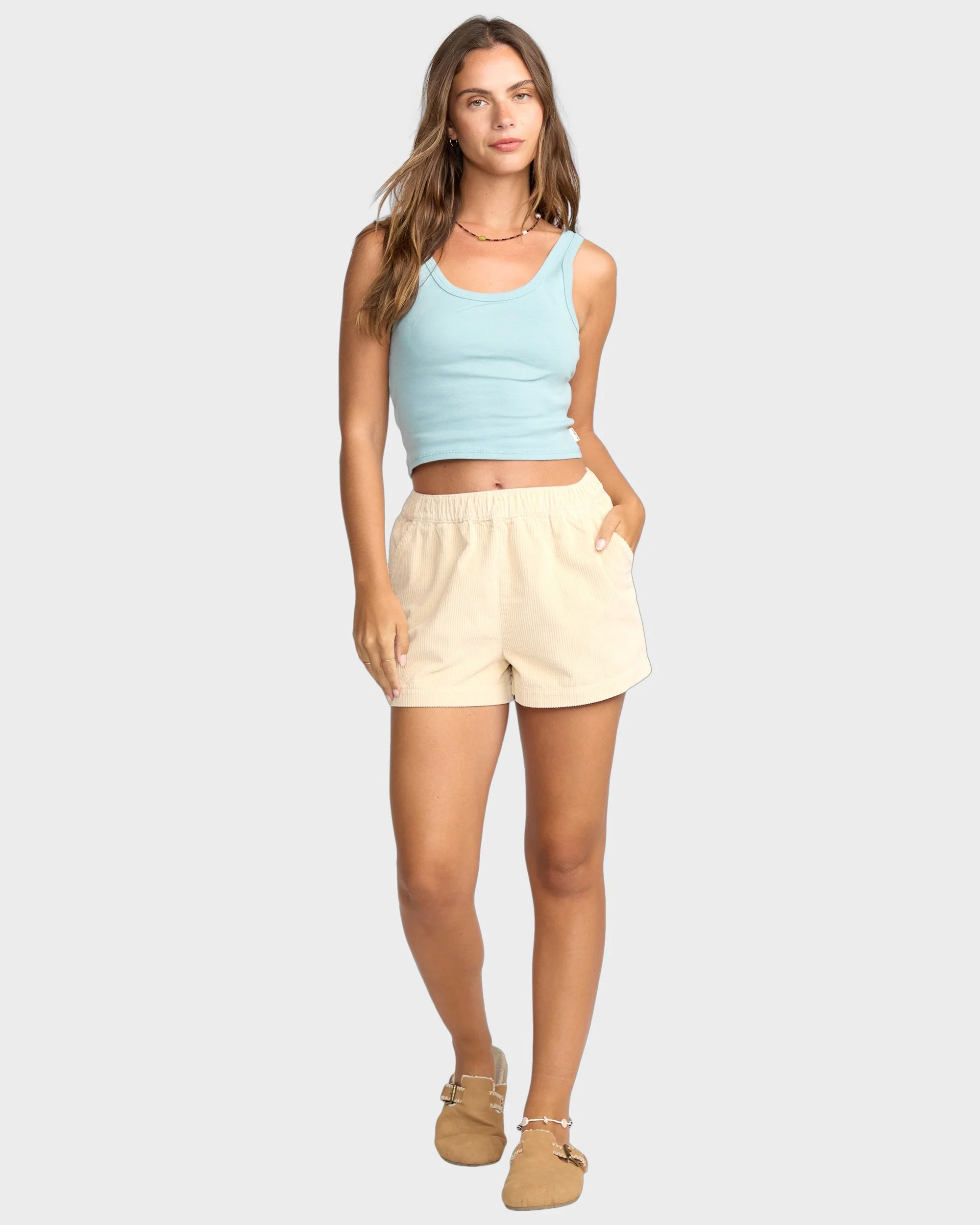 Womens Sea Ya Corduroy Shorts - Image 5