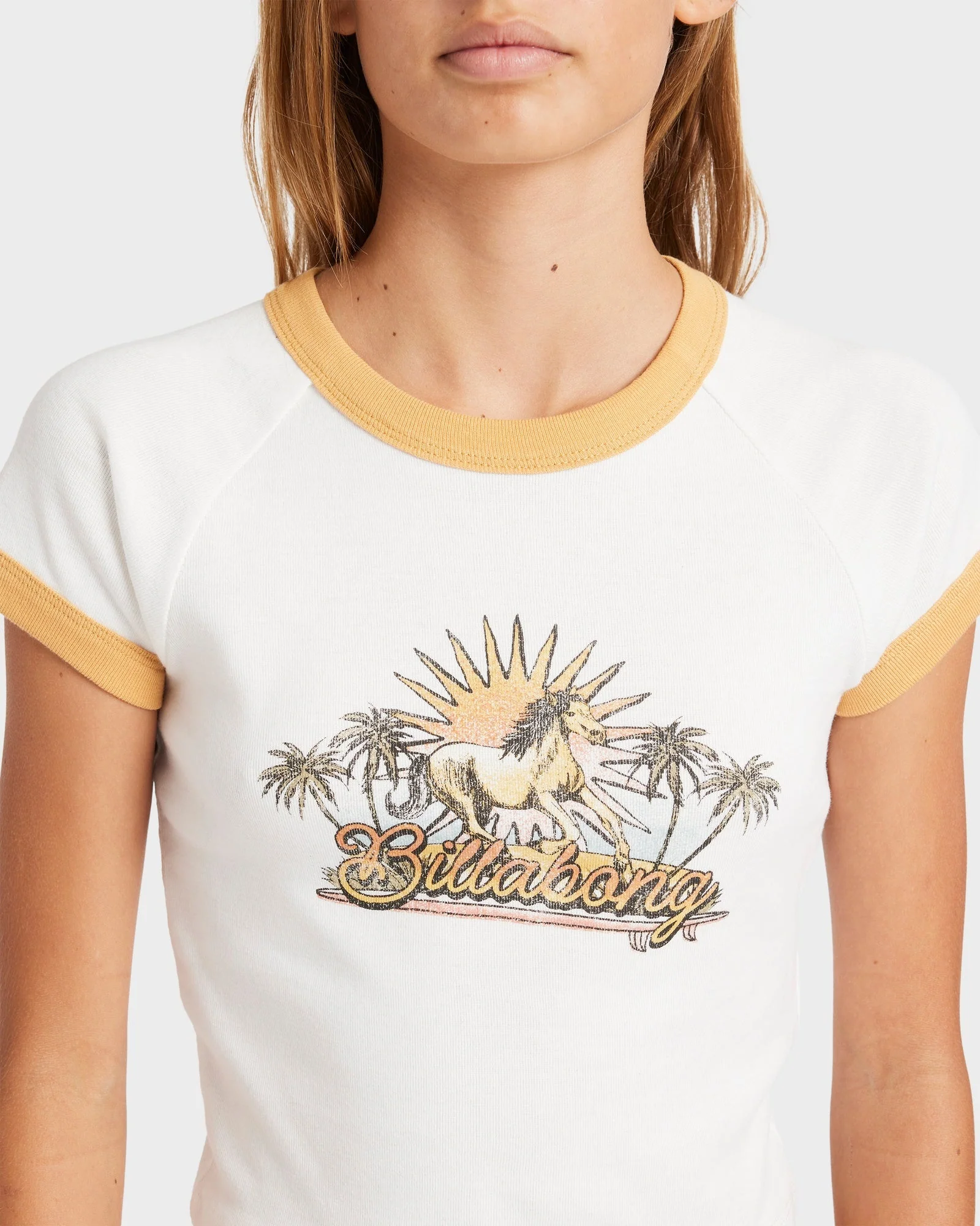 Girls 6-14 Seaside Session Ringer Raglan T-Shirt - Image 4