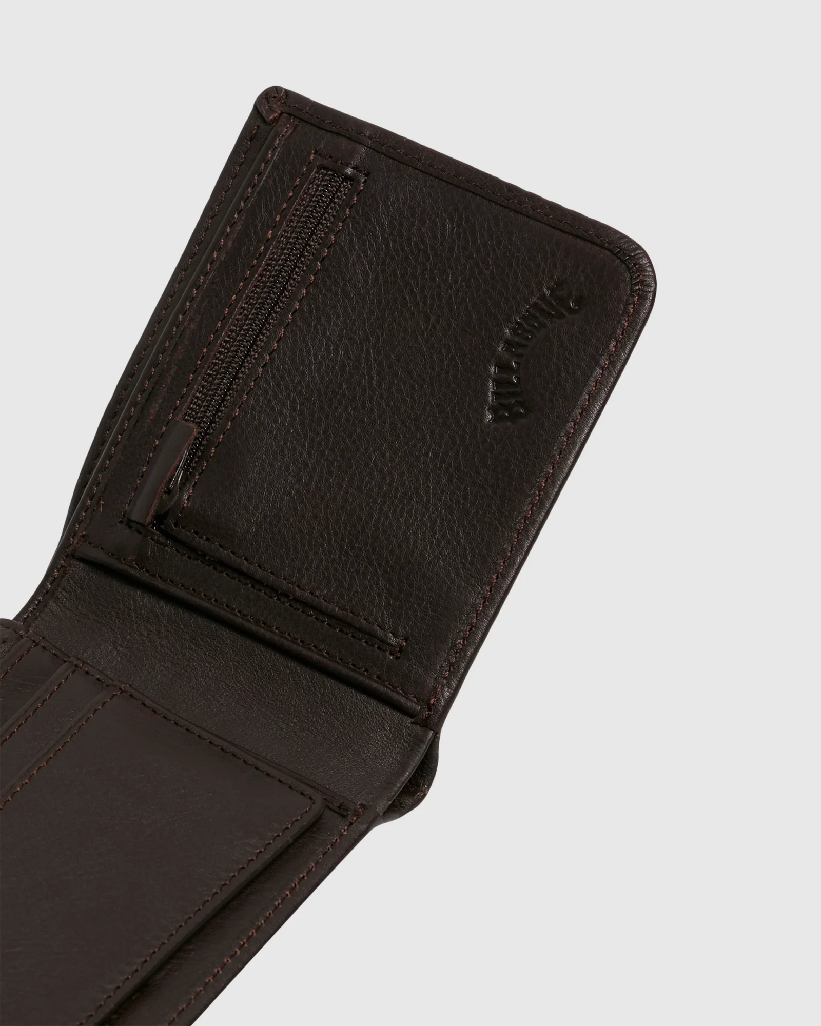 Mens Secret Pocket Leather Wallet - Image 3