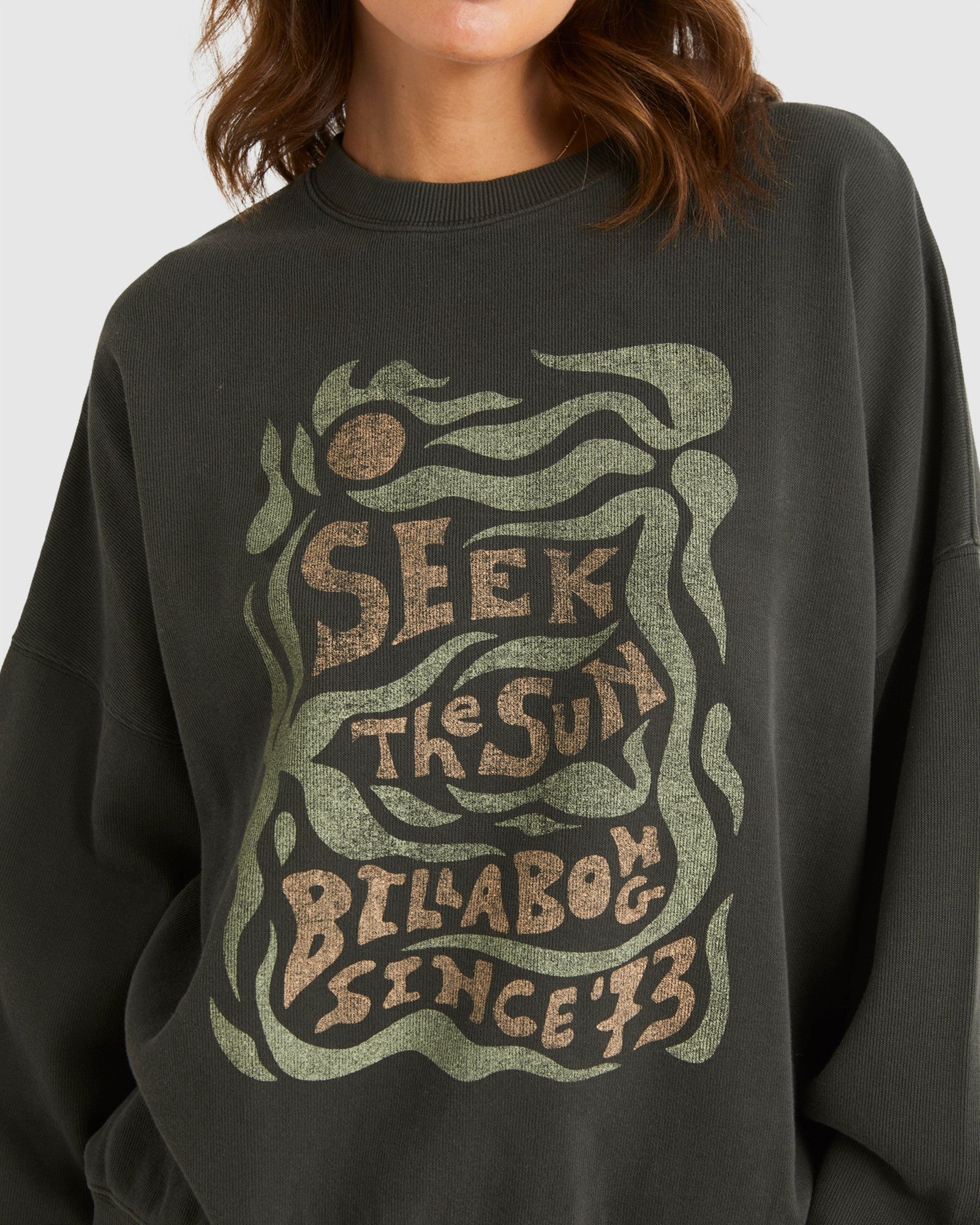 Womens Seek The Sun Crew Neck - Image 4
