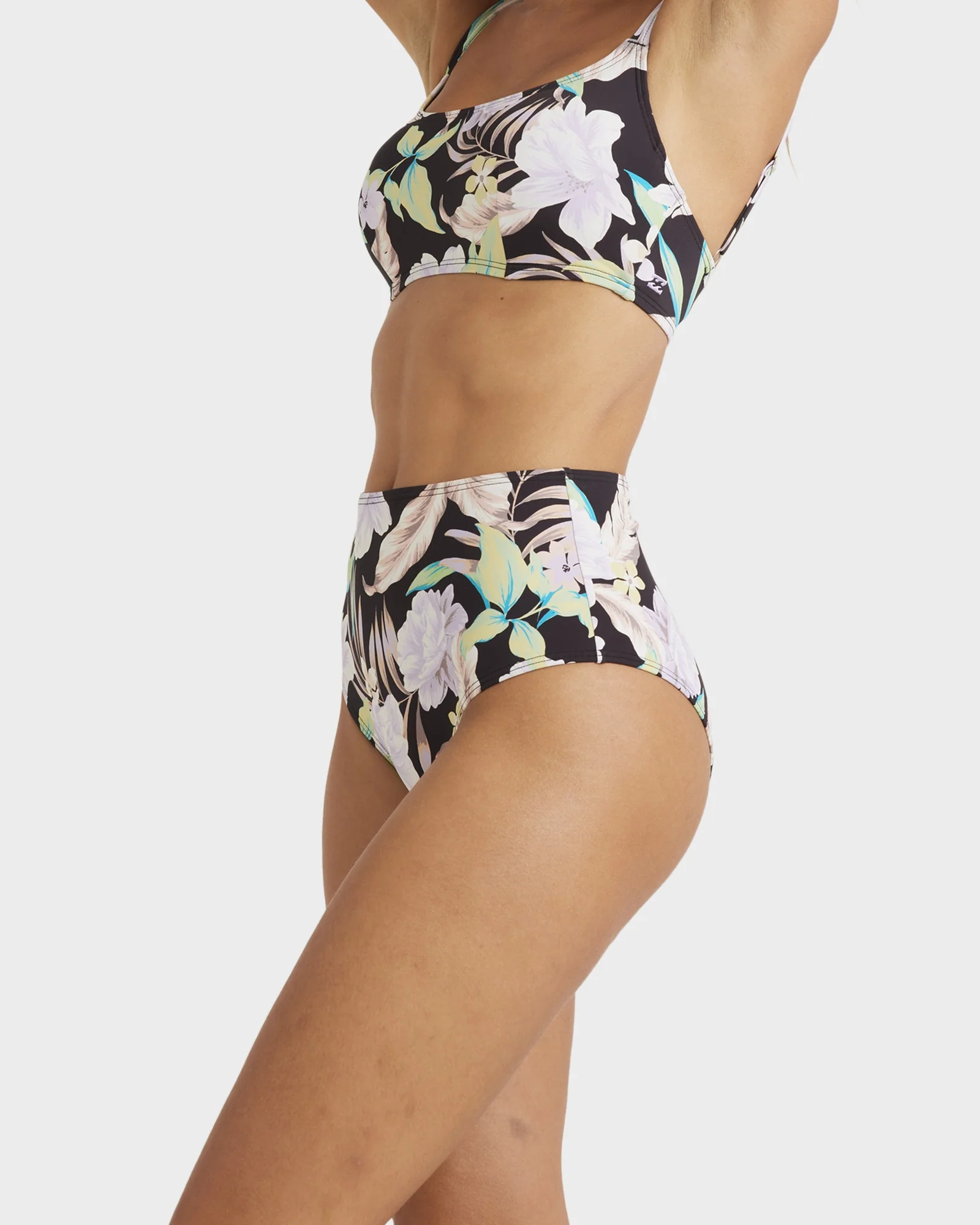Womens Shadow Tropic High Retro Pant Bikini Bottom - Image 5